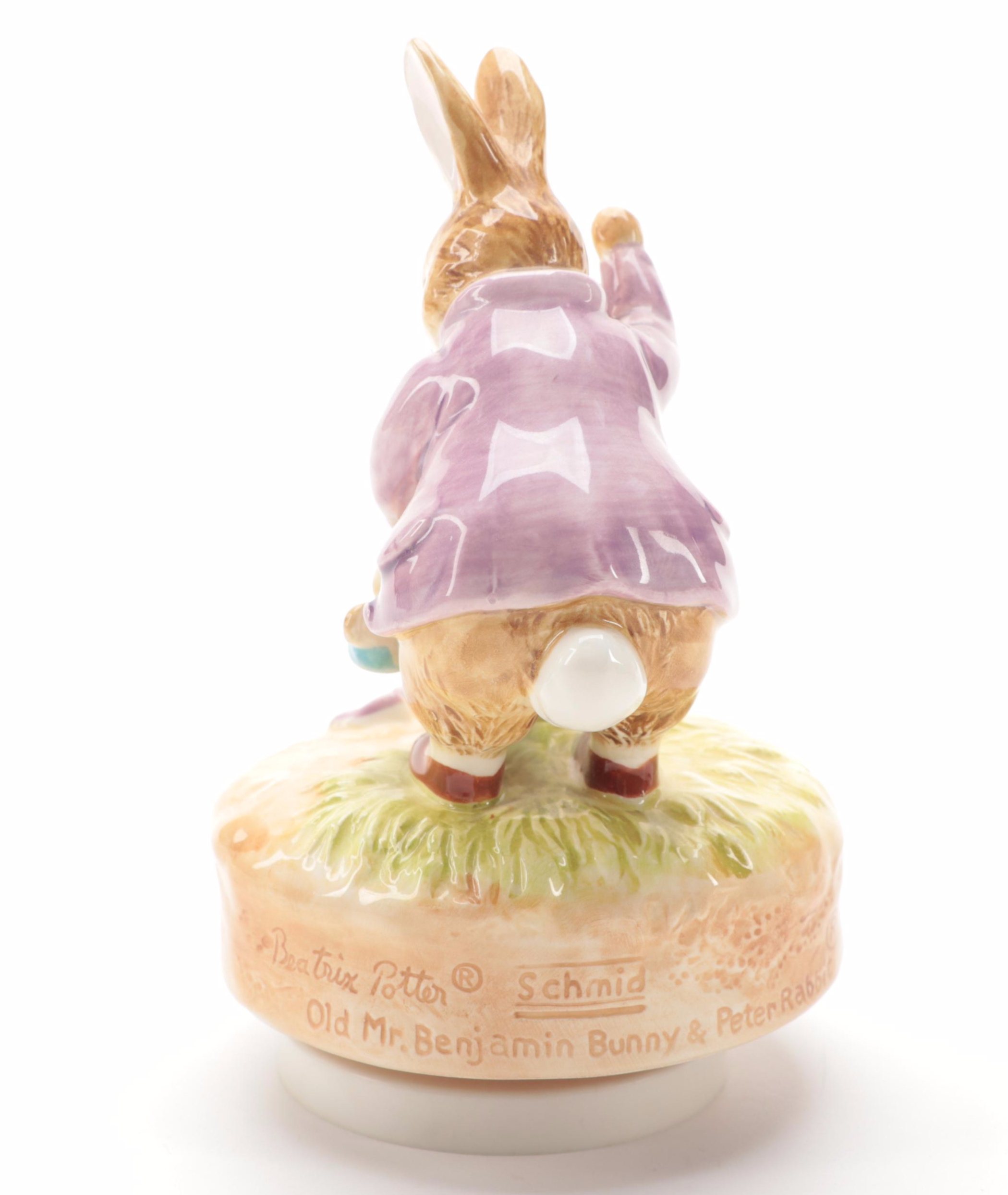 Schmid "Mrs. Tabitha Twitchit" and Other Beatrix Potter Musical Figurines