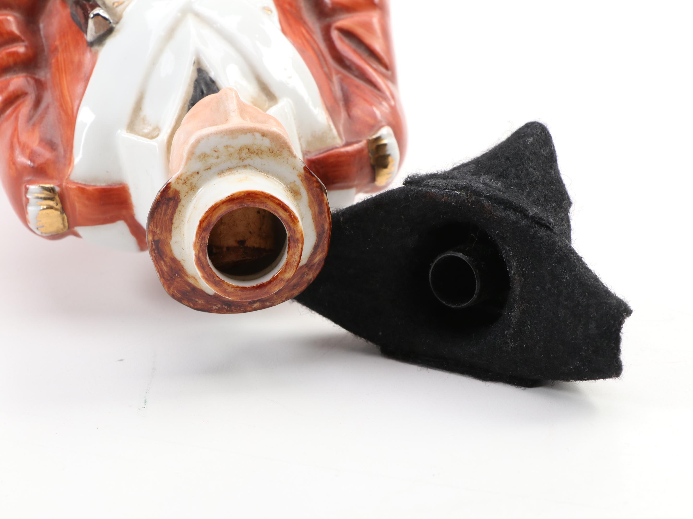 Jim Beam Paul Bunyan and Other Ceramic Figural Decanters, Mid-Late 20th Century