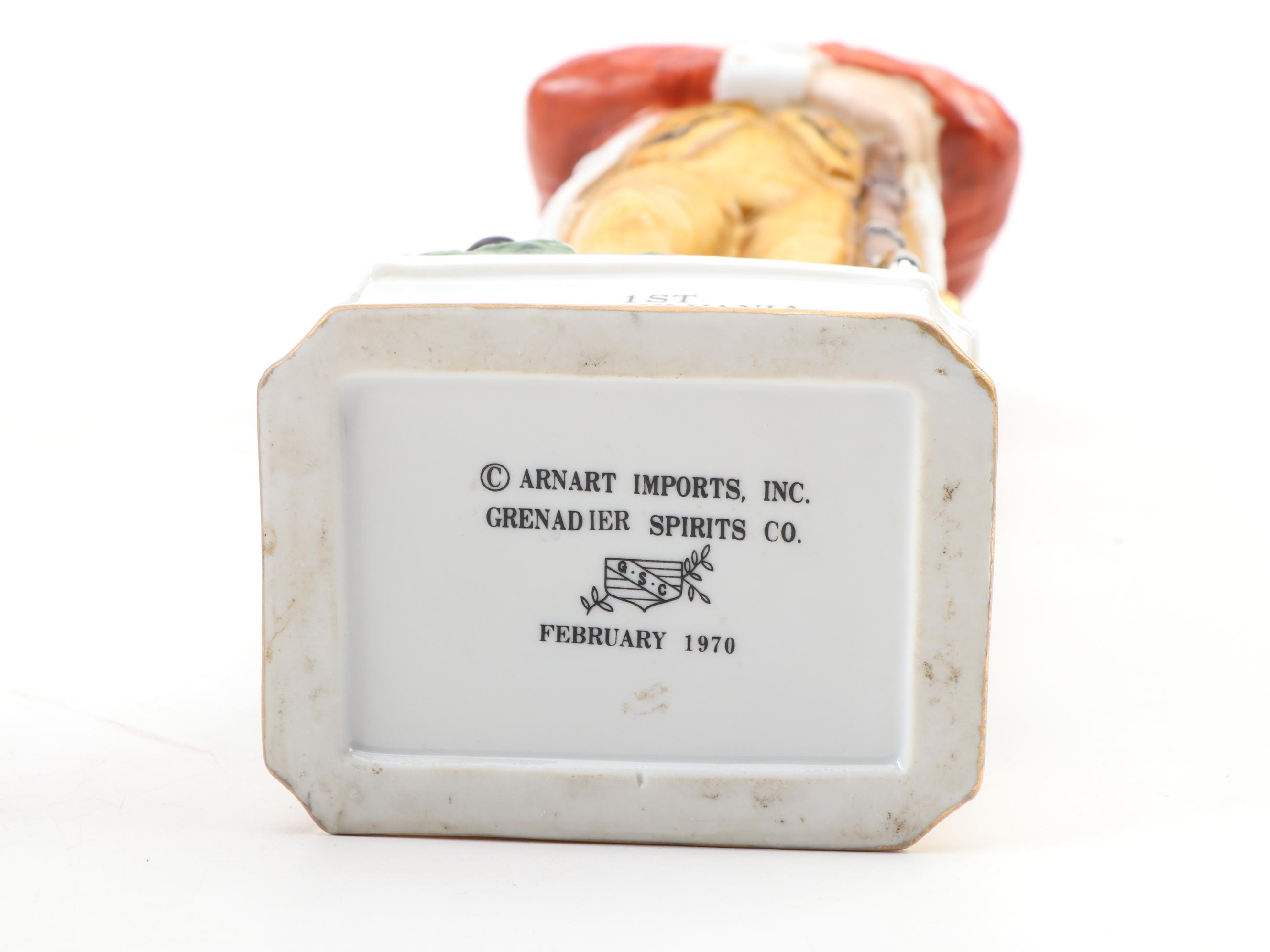 Jim Beam Paul Bunyan and Other Ceramic Figural Decanters, Mid-Late 20th Century