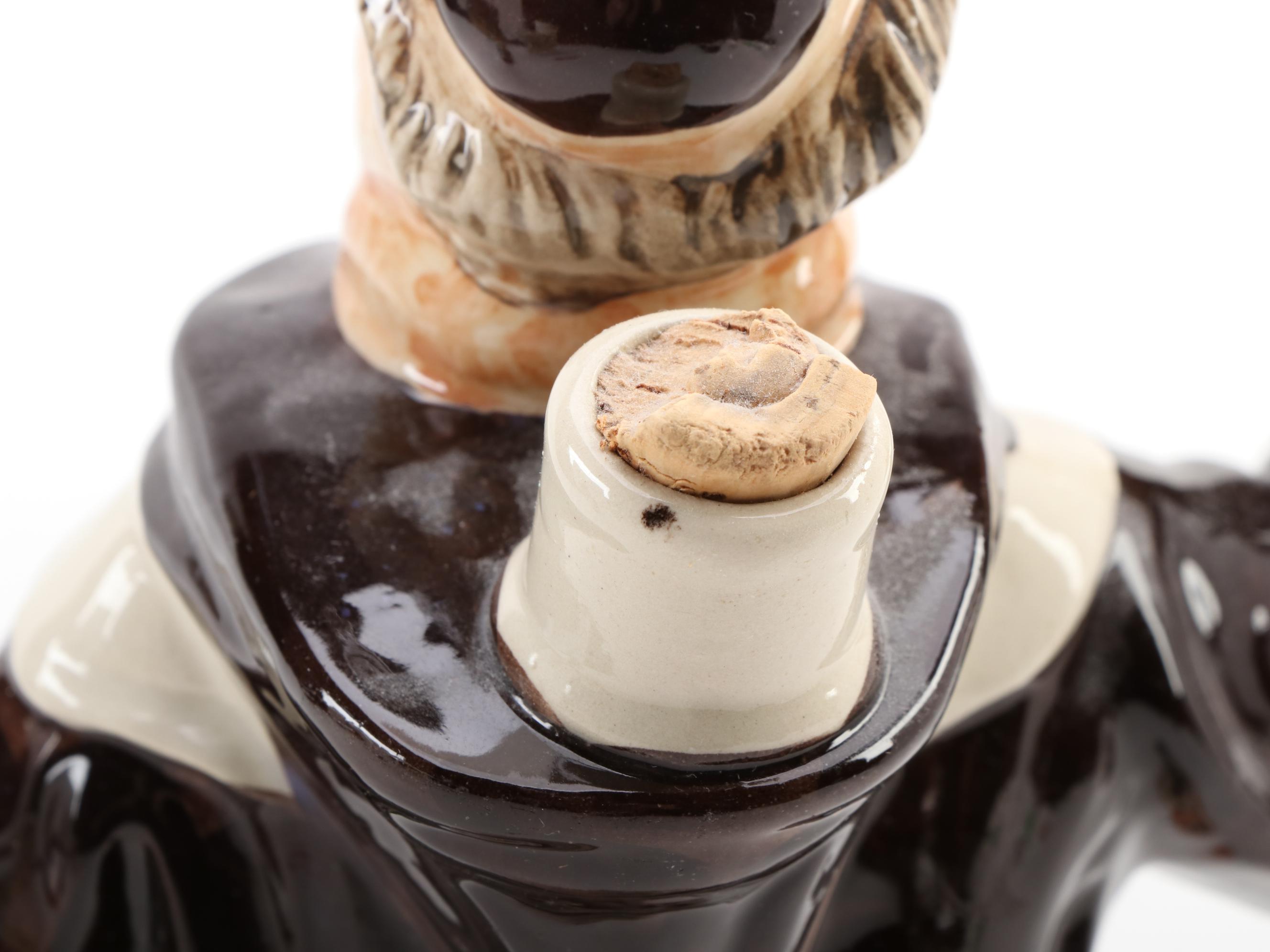 Jim Beam Paul Bunyan and Other Ceramic Figural Decanters, Mid-Late 20th Century