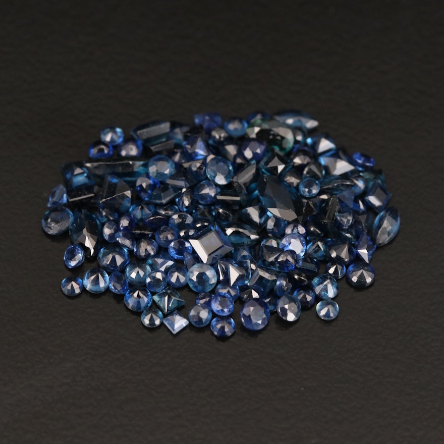 Loose 8.81 CTW Mixed Faceted Sapphires