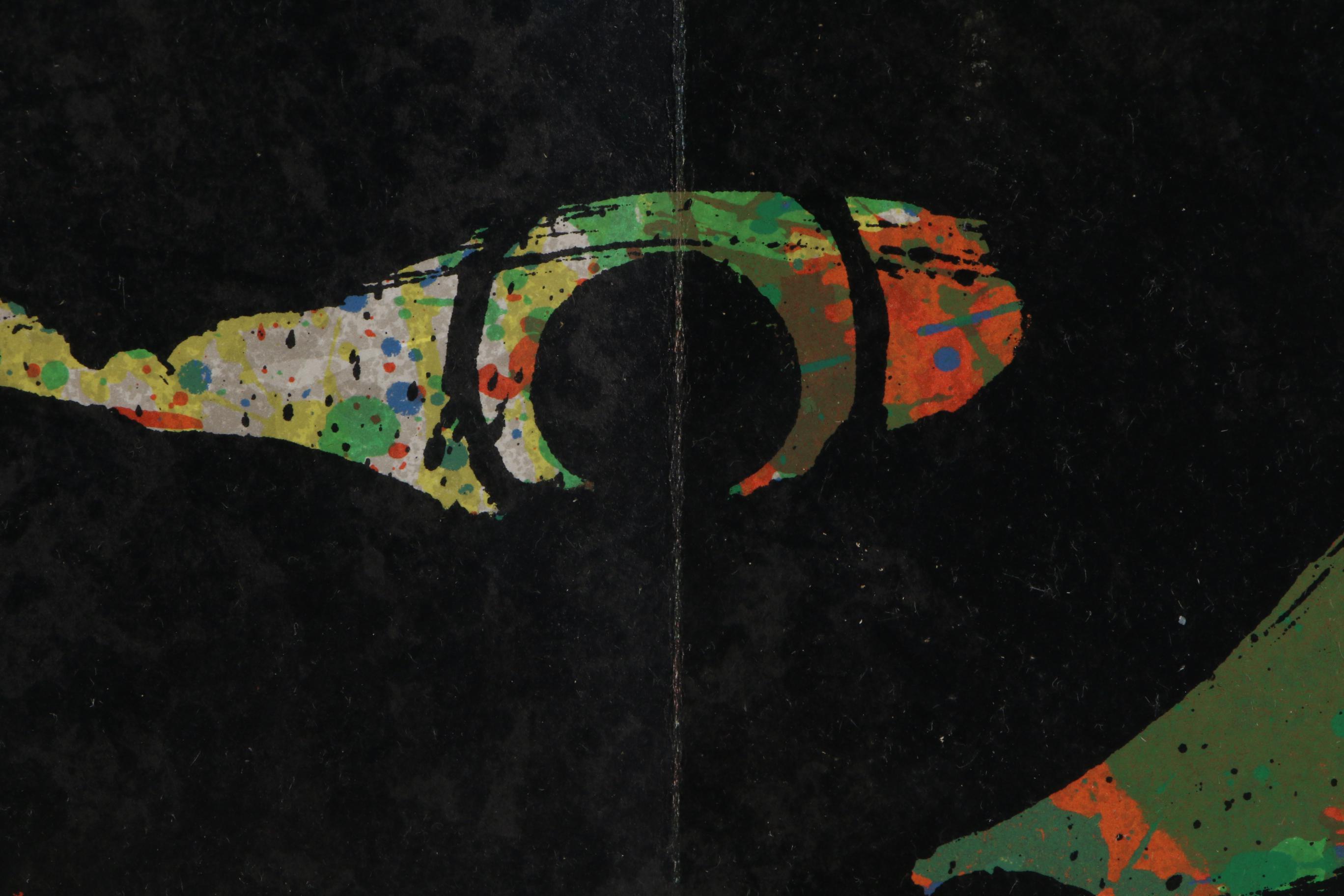 Joan Miró Color Lithograph for "Derrière le miroir," 1973