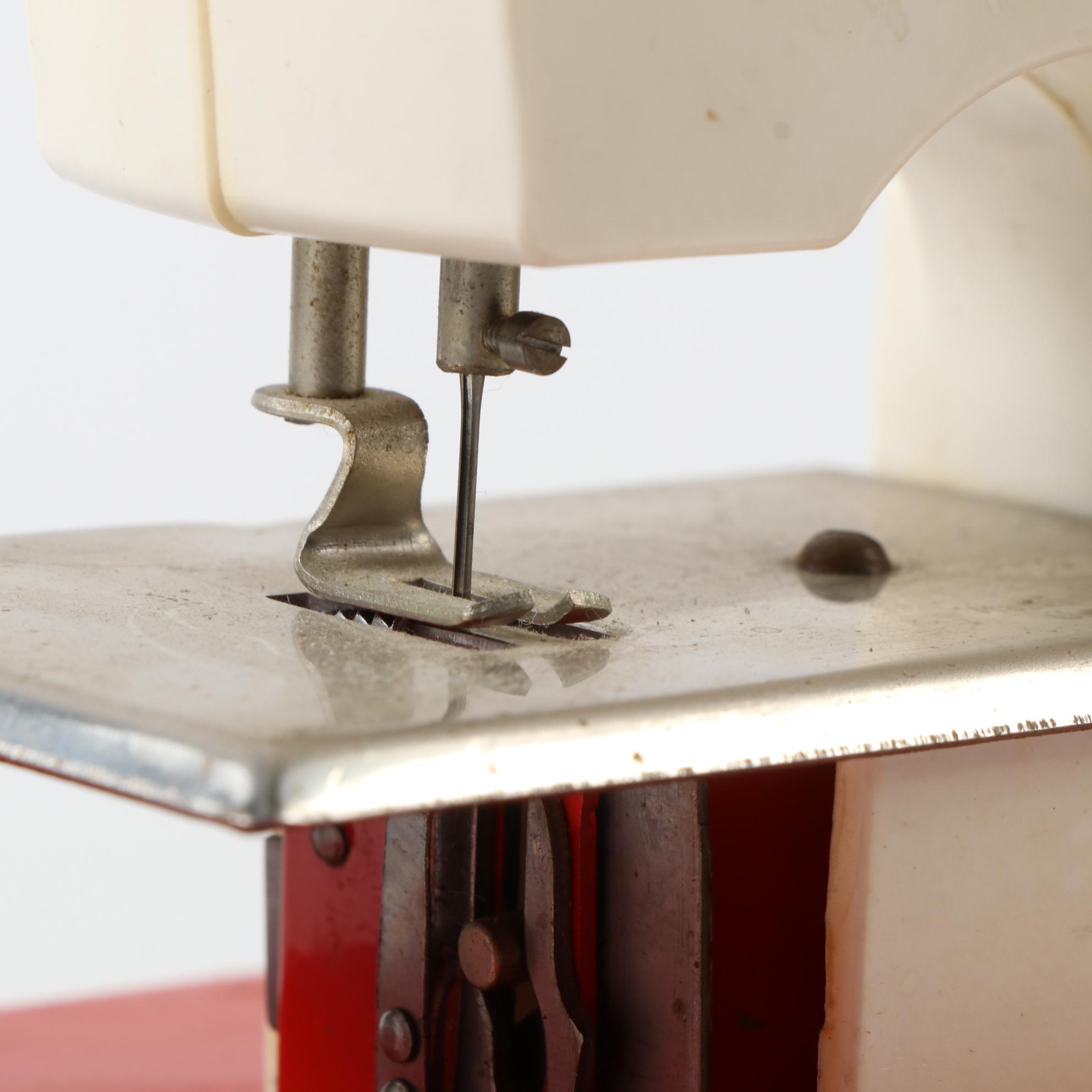 Straco Jet Sew-O-Matic Hand Crank Toy Sewing Machines, Mid-20th Century