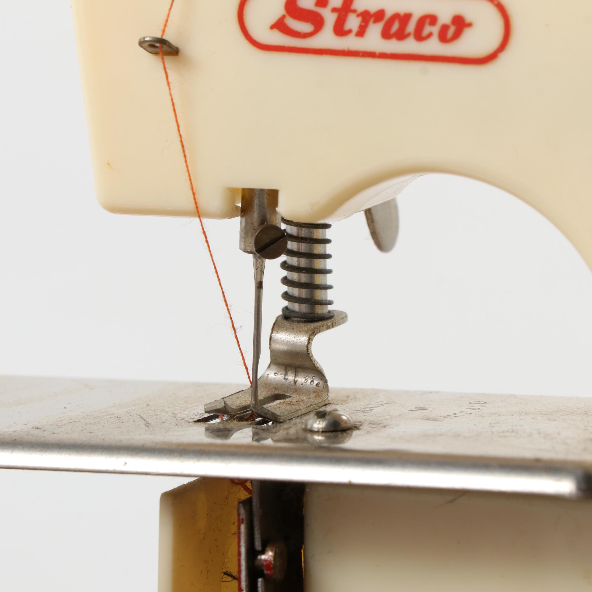 Straco Jet Sew-O-Matic Hand Crank Toy Sewing Machines, Mid-20th Century