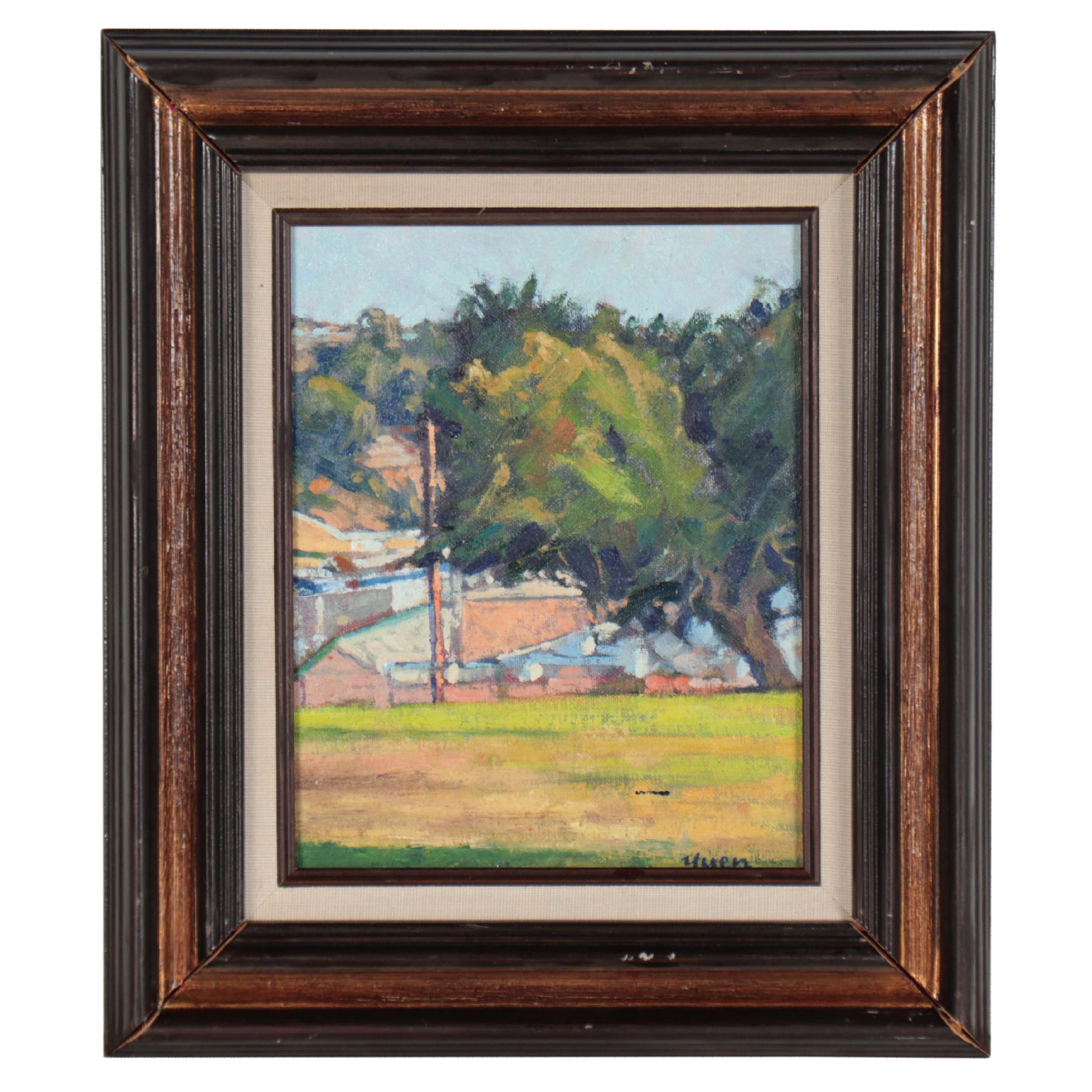 Kevin Yuen Landscape Oil Painting "NorthGate," 2020