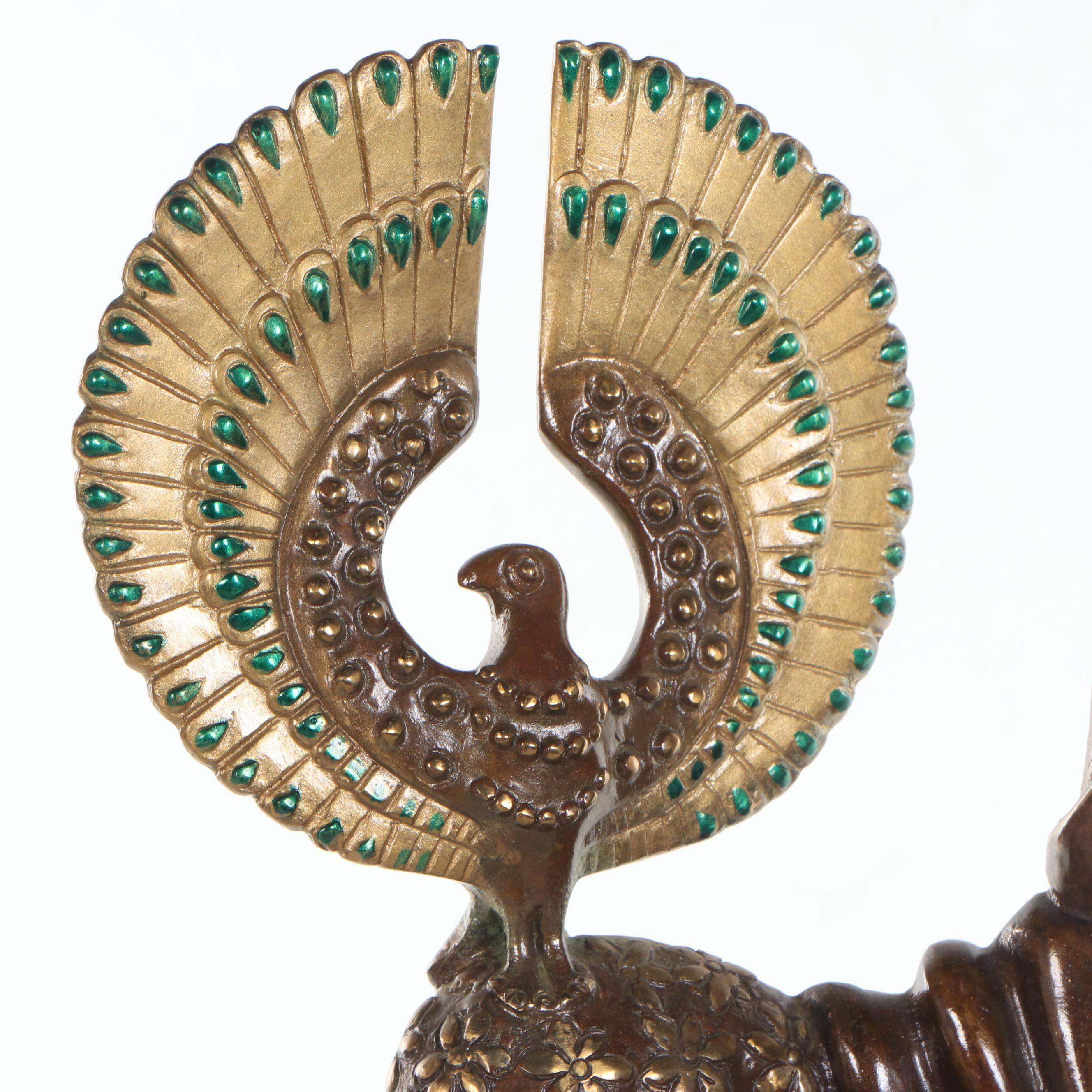 Erté Patinated Bronze Sculpture "Wisdom," 1988