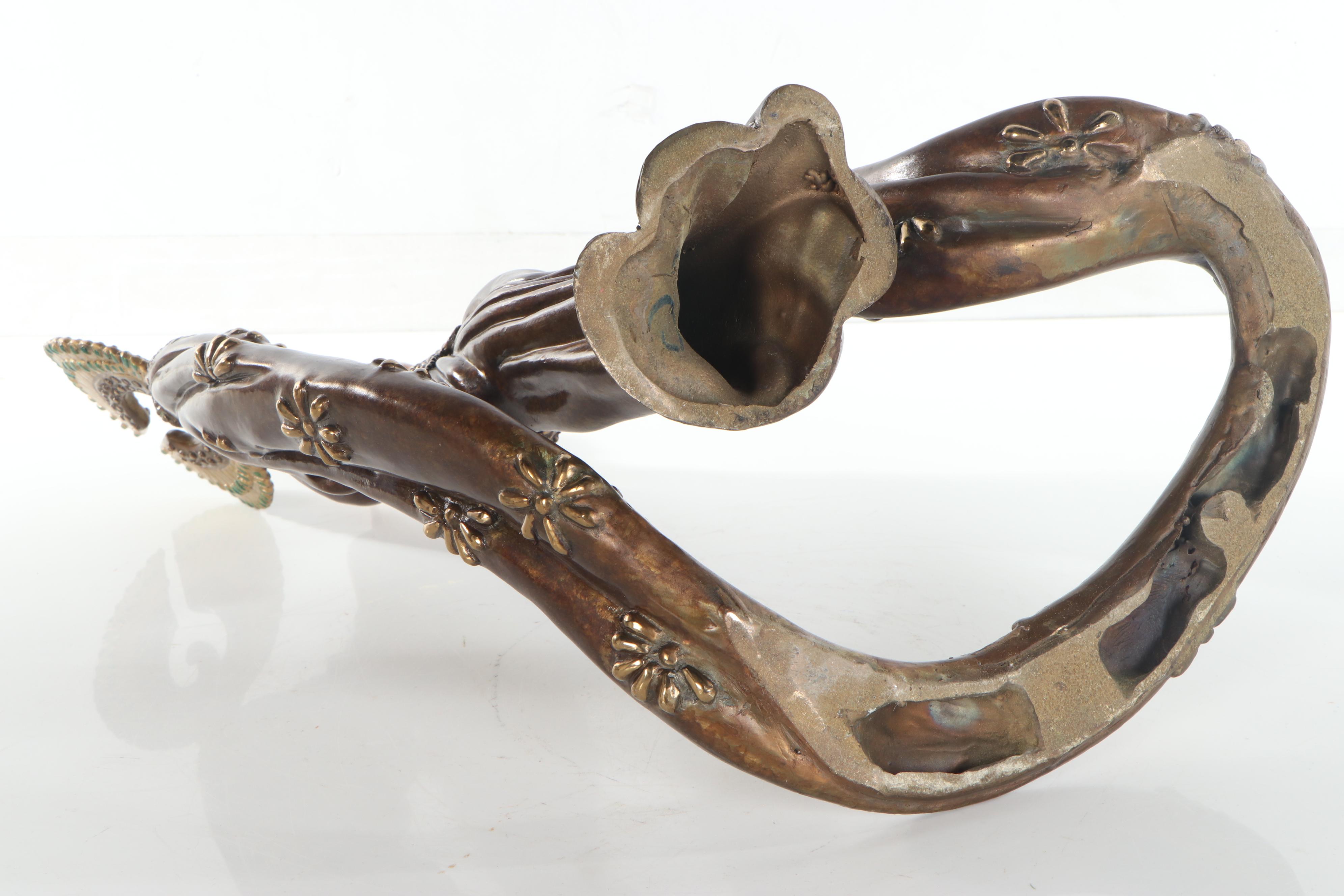 Erté Patinated Bronze Sculpture "Wisdom," 1988