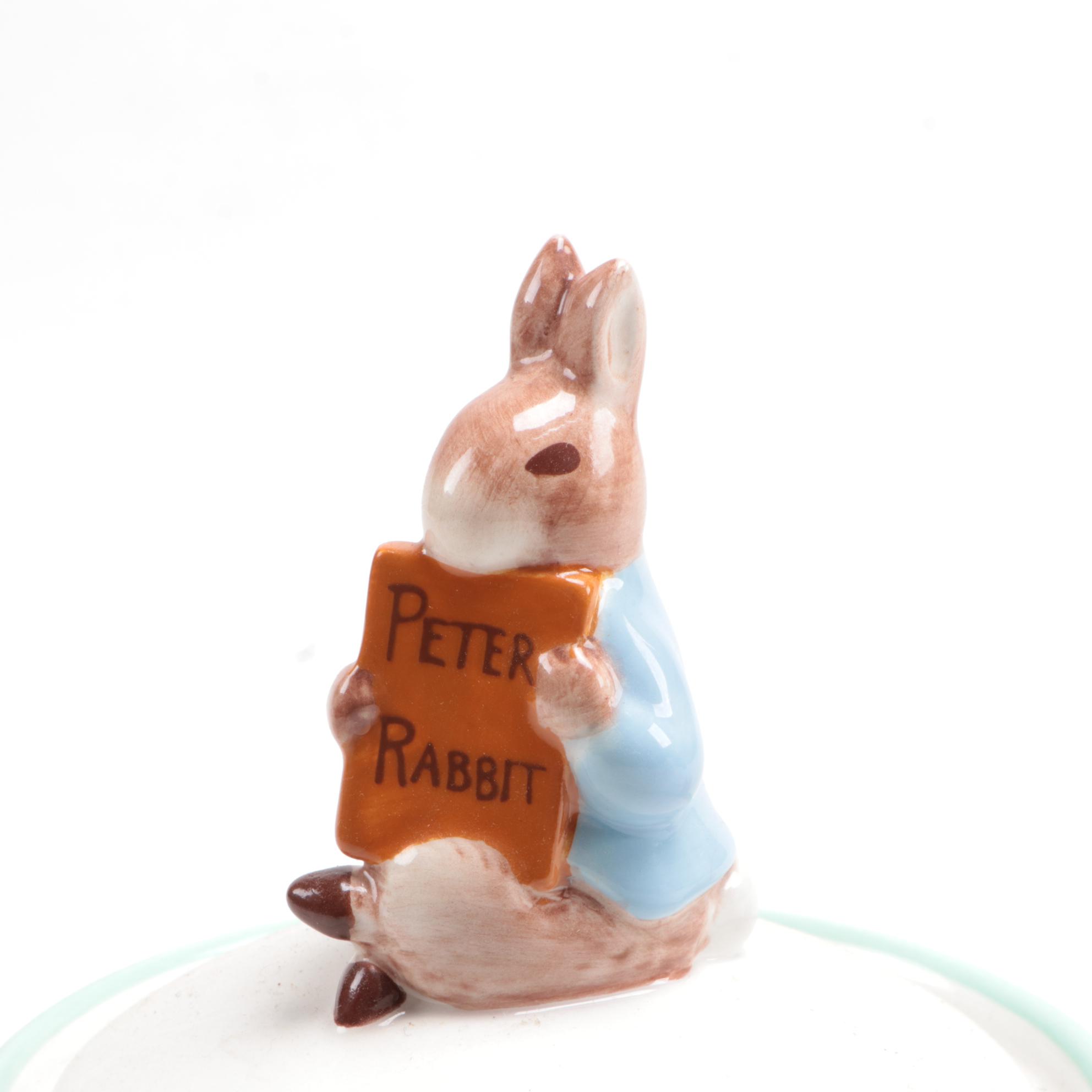 Schmid Beatrix Potter Musical Figurines with Other Beatrix Potter Teapot