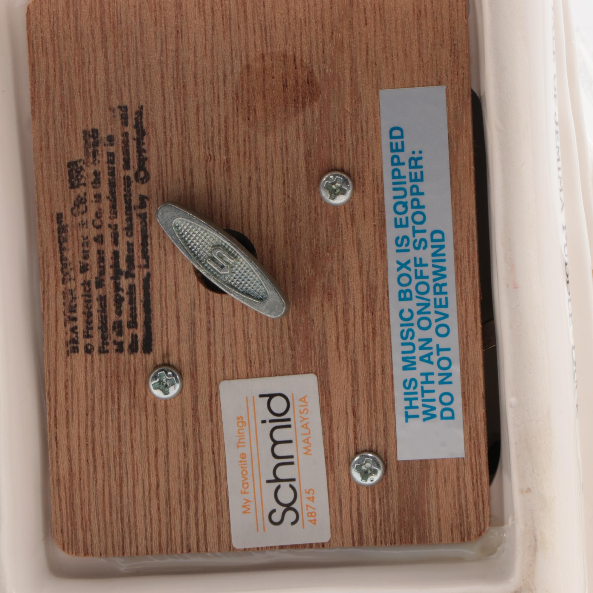 Schmid Beatrix Potter Musical Figurines with Other Beatrix Potter Teapot