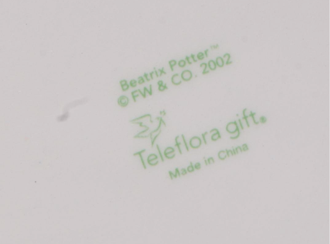 Schmid Beatrix Potter Musical Figurines with Other Beatrix Potter Teapot