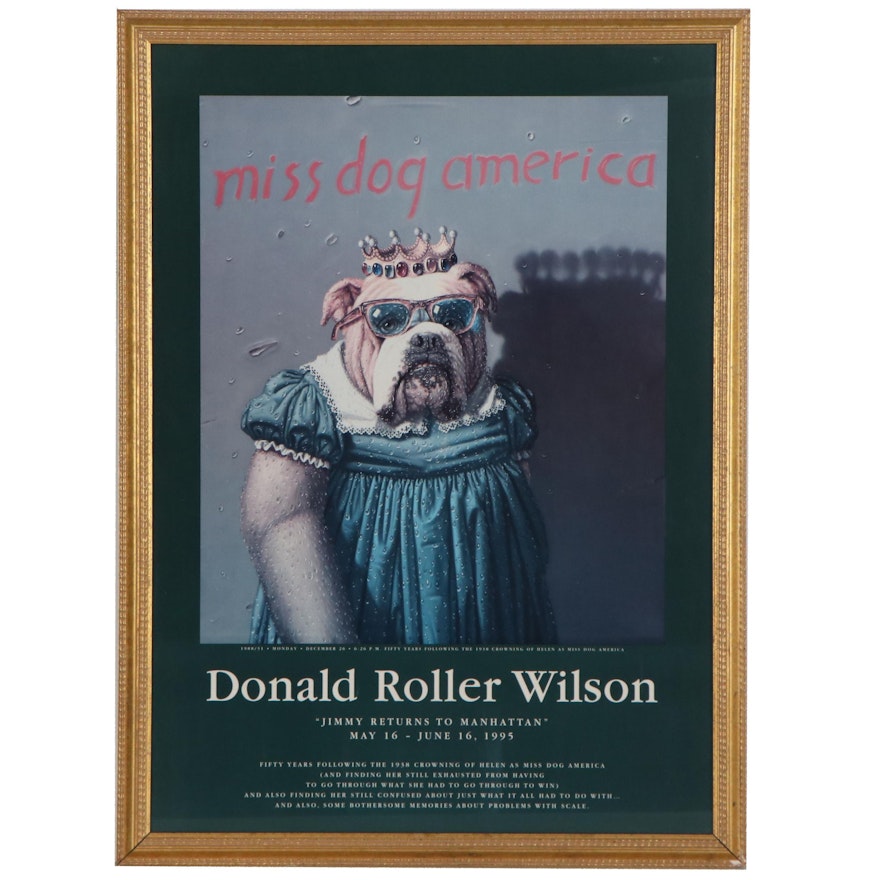 Offset Lithograph Poster after Donald Roller Wilson "Miss Dog America"