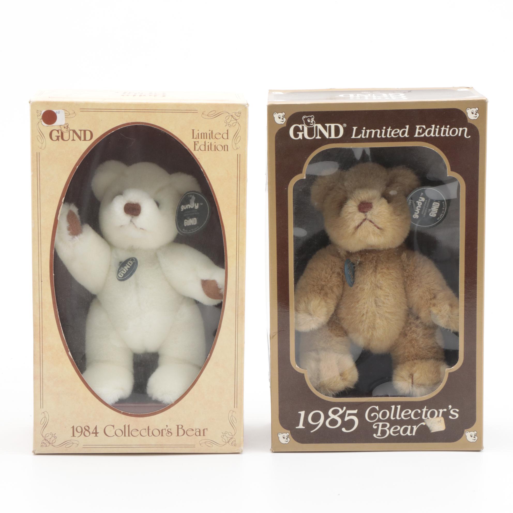 GUND Limited Edition Collector's Bears, 1980s
