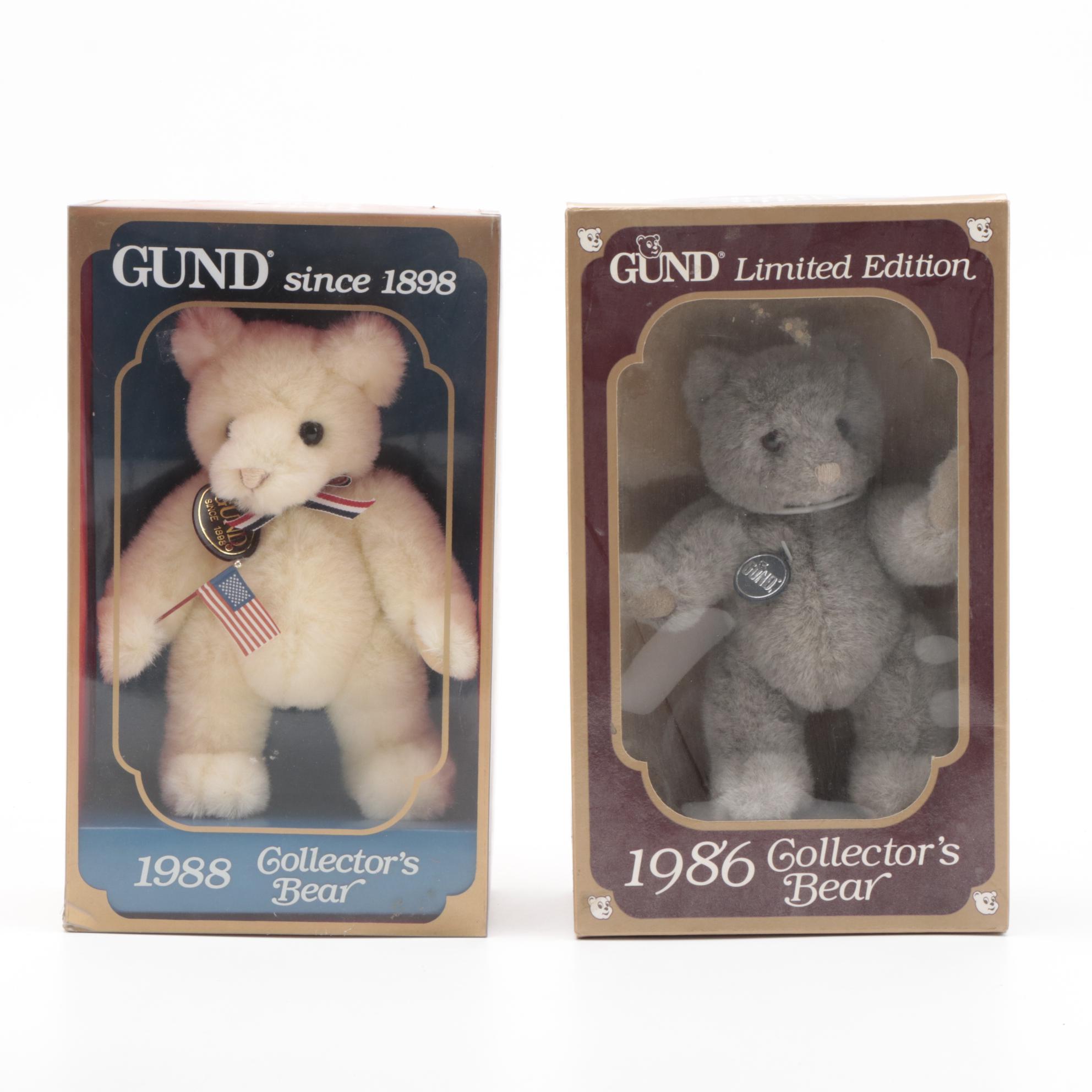 GUND Limited Edition Collector's Bears, 1980s