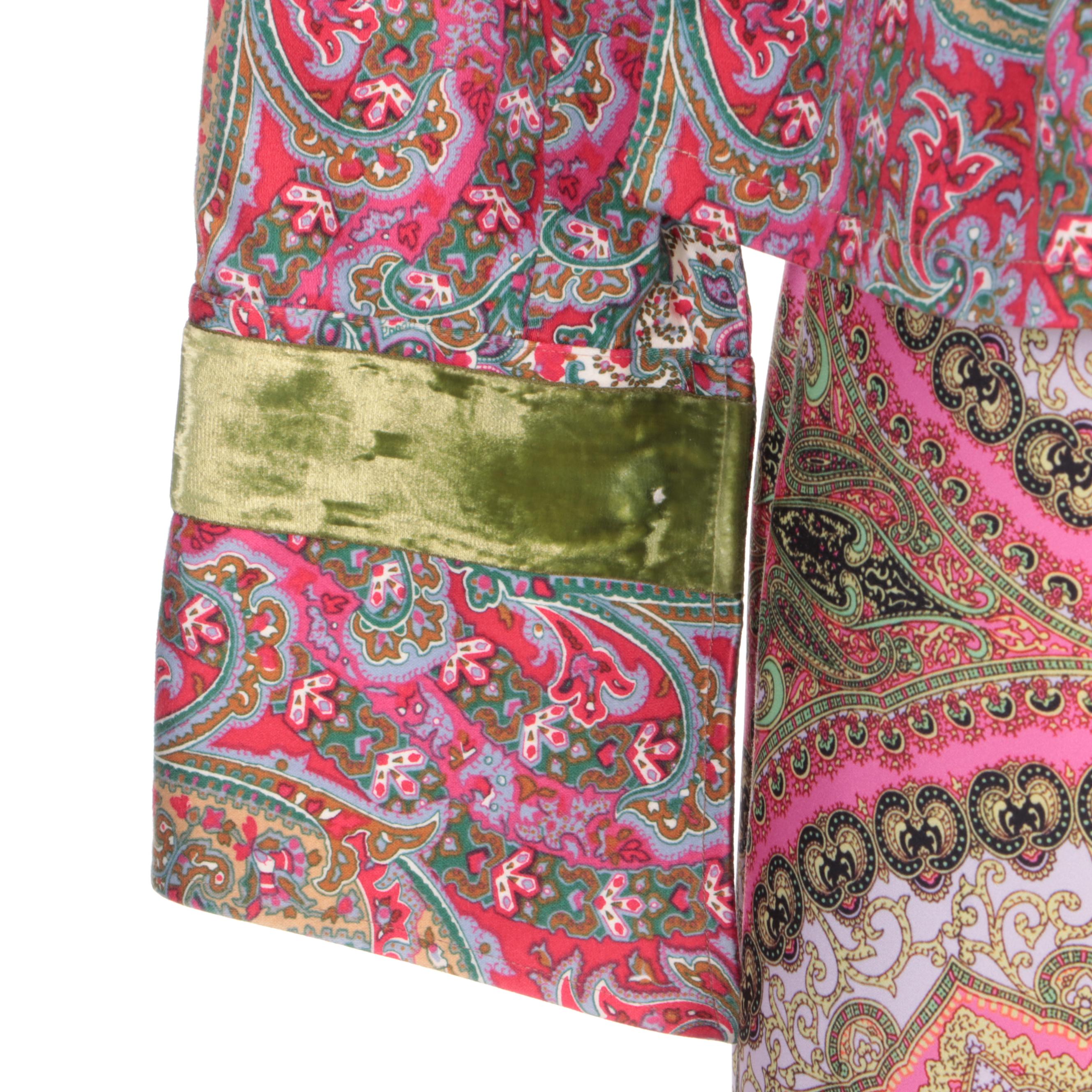 Liz Lodge and Cynthia Rowley Paisley Separates with Sommai Butterfly Buckle Belt
