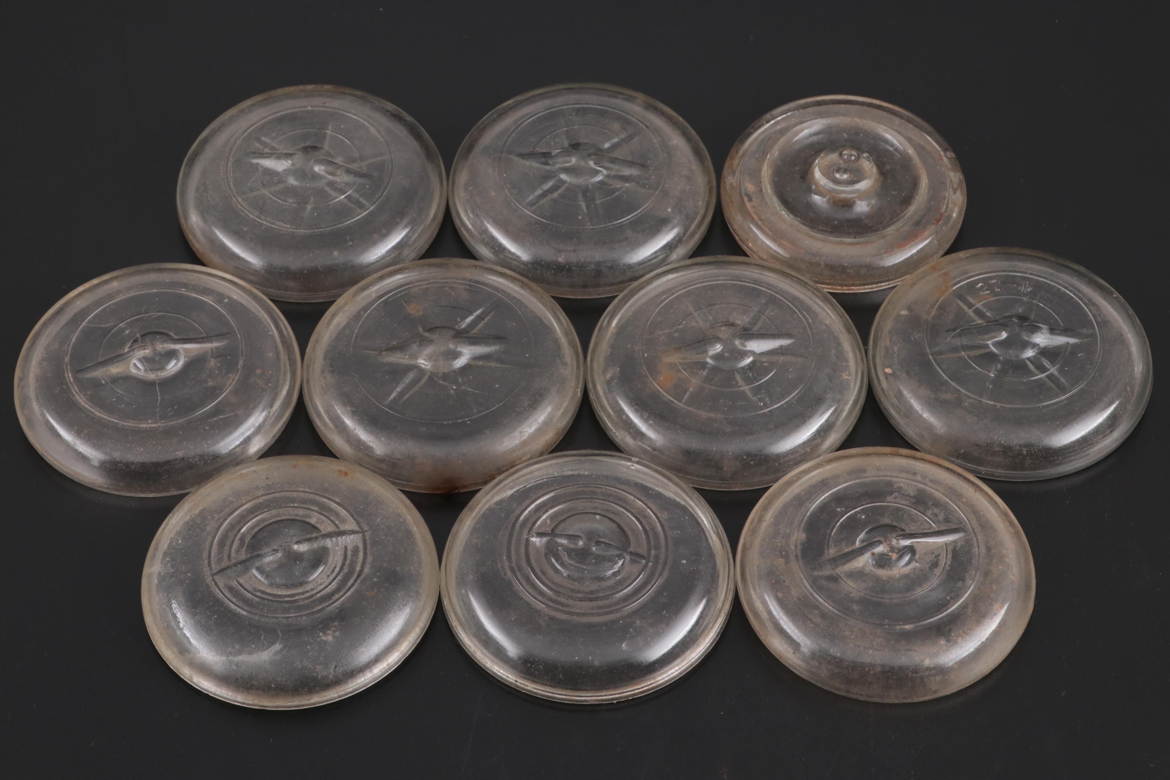 Ball "Eclipse" and "Ideal" with Atlas Clear and Aqua E-Z Seal Canning Jars