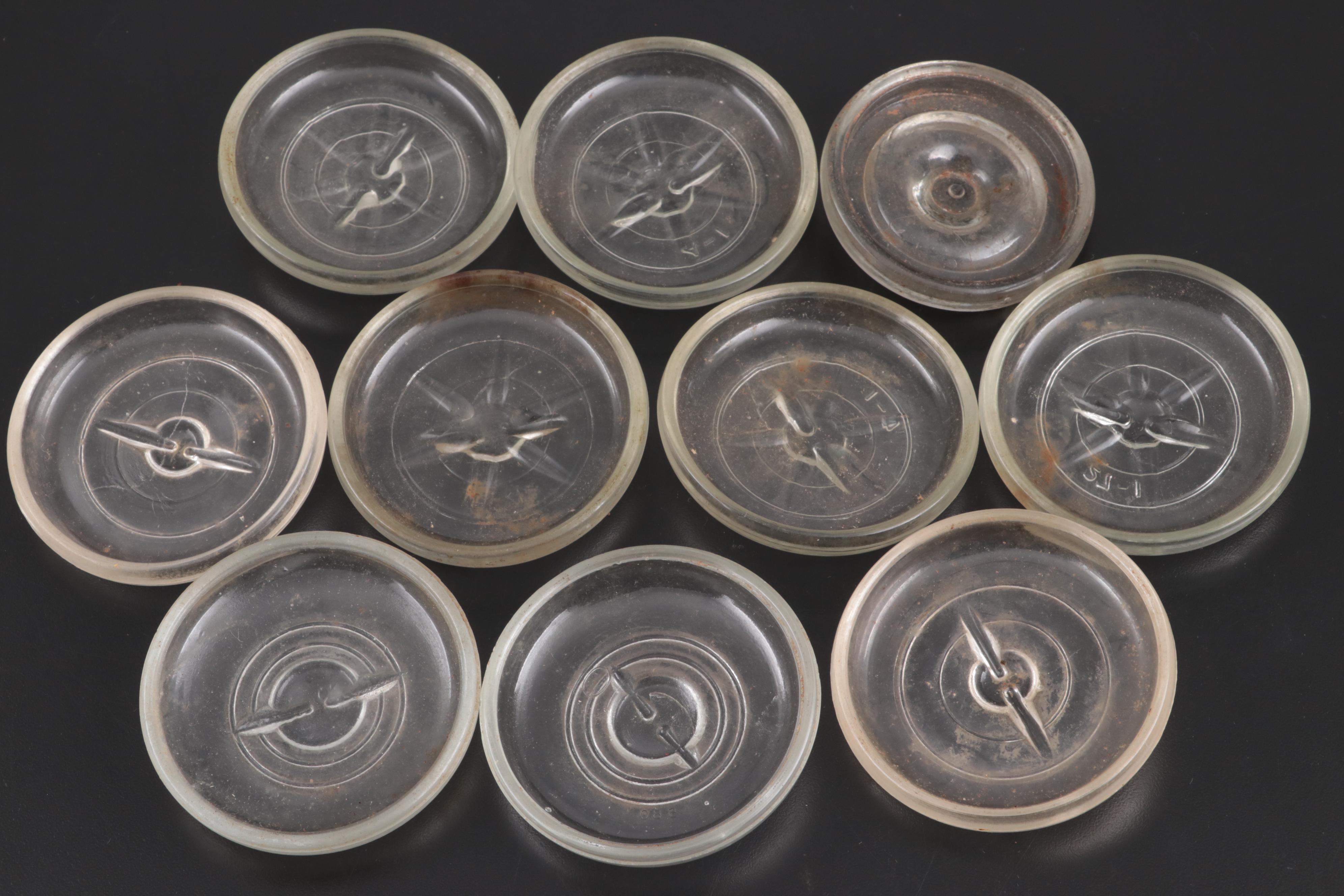 Ball "Eclipse" and "Ideal" with Atlas Clear and Aqua E-Z Seal Canning Jars