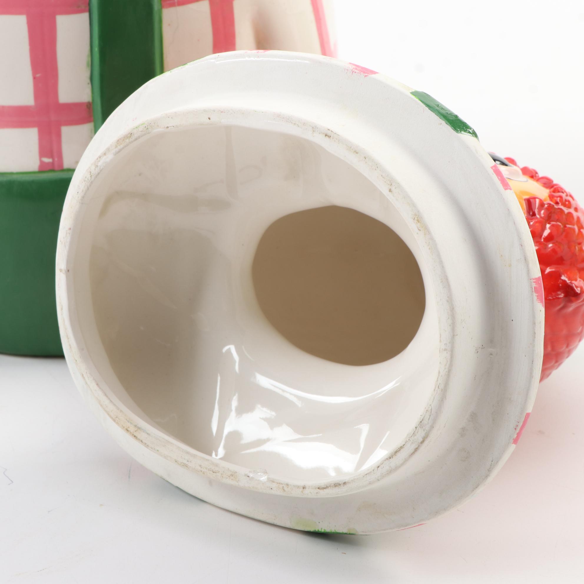 Raggedy Ann and Raggedy Andy Inspired Ceramic Cookie Jars