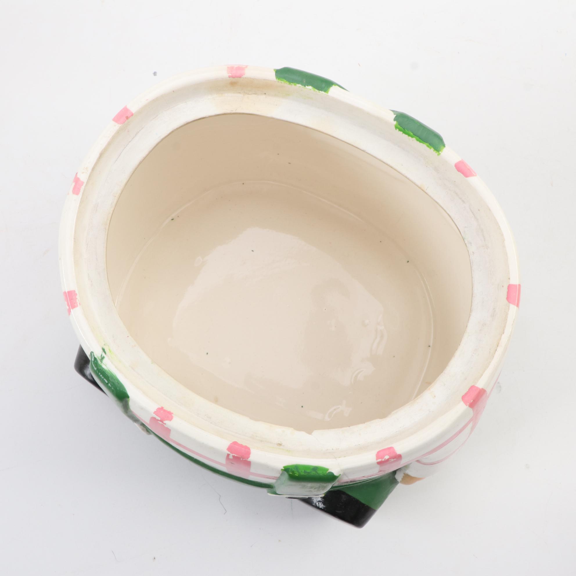 Raggedy Ann and Raggedy Andy Inspired Ceramic Cookie Jars