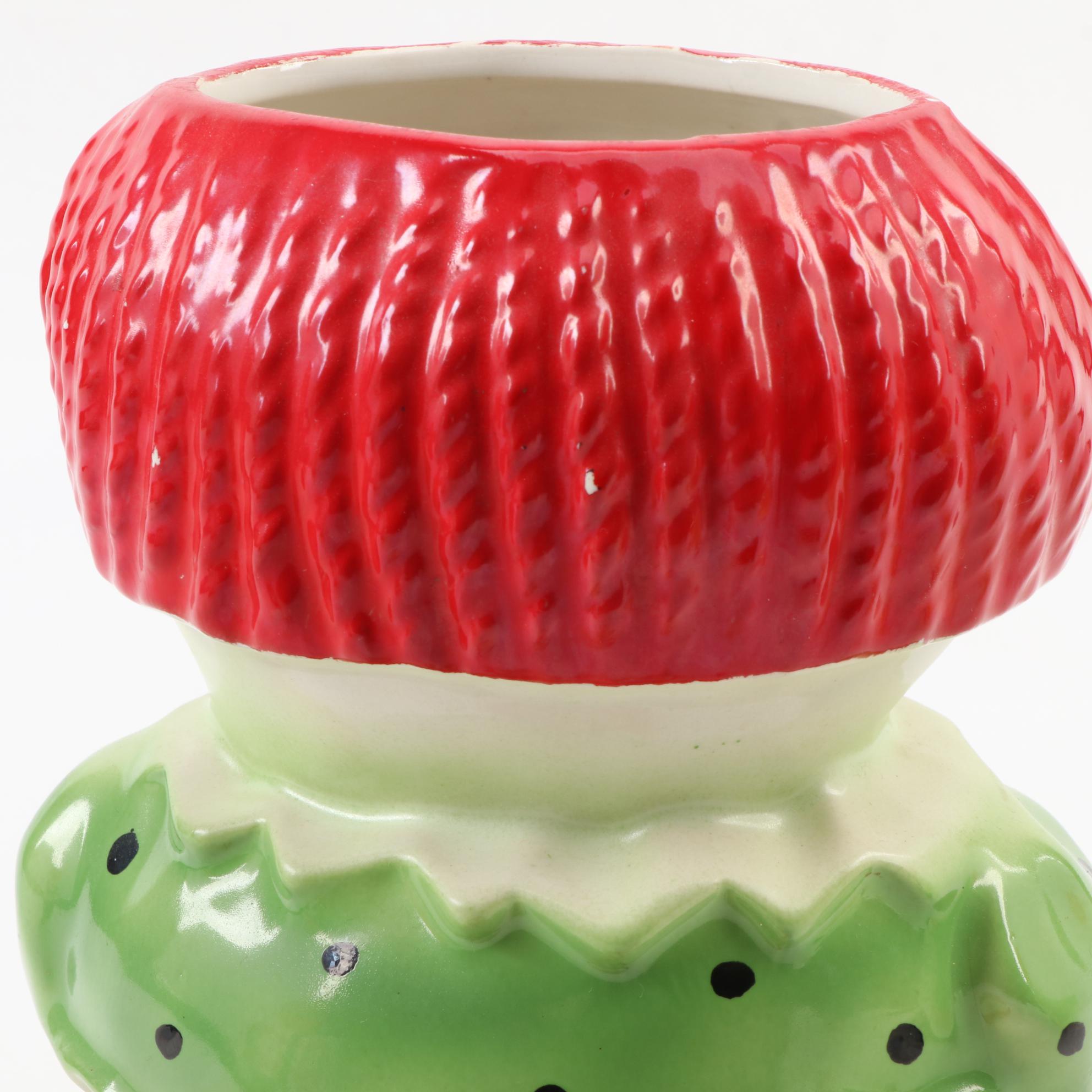 Raggedy Ann and Raggedy Andy Inspired Ceramic Cookie Jars