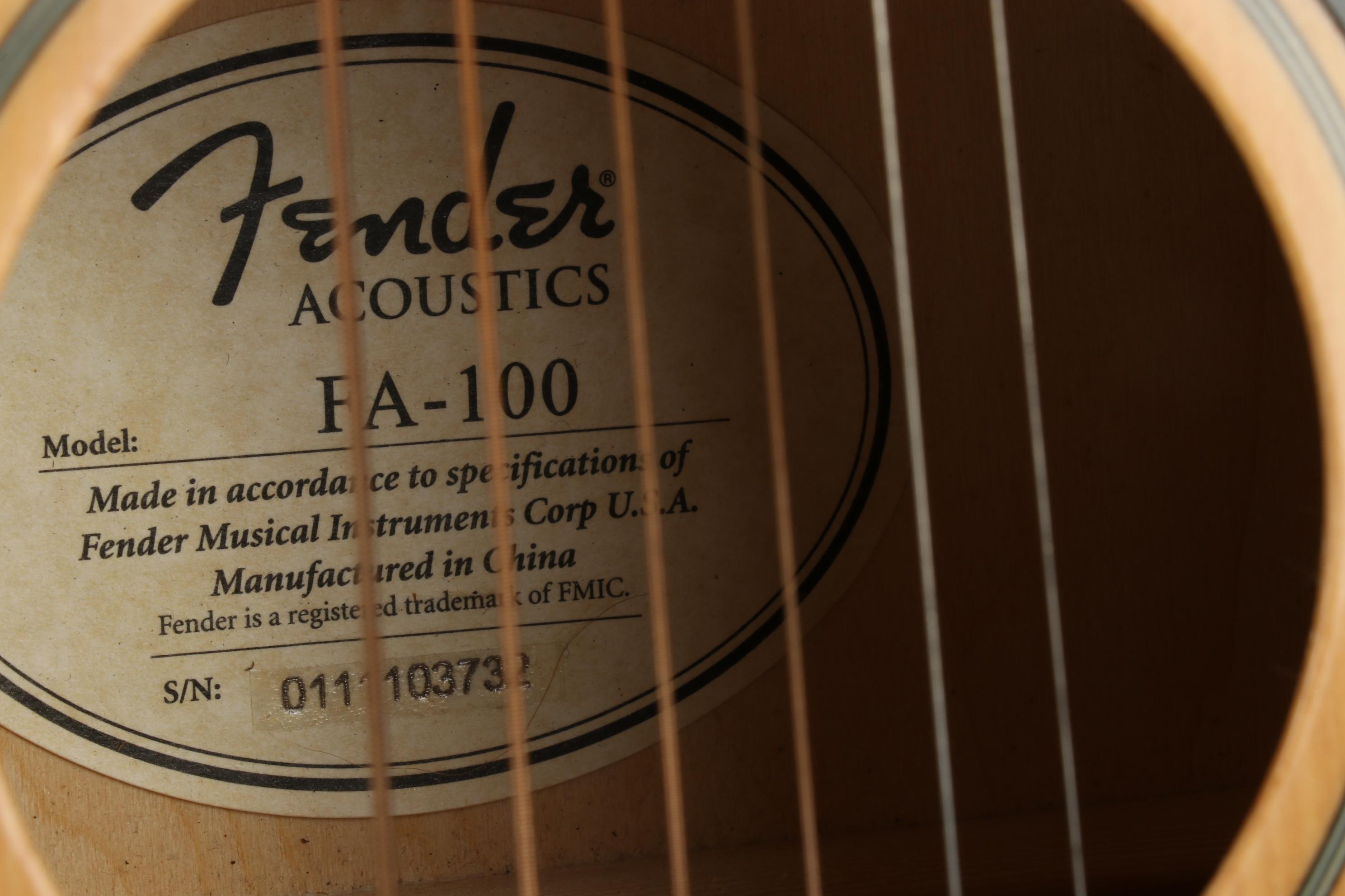 Fender FA-100 Dreadnought Acoustic Guitar