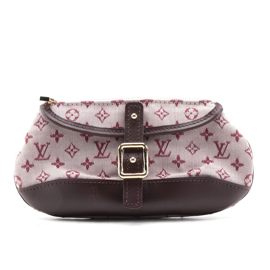 Louis Vuitton Anne Sophie Clutch in Cherry Mini Lin Monogram Canvas