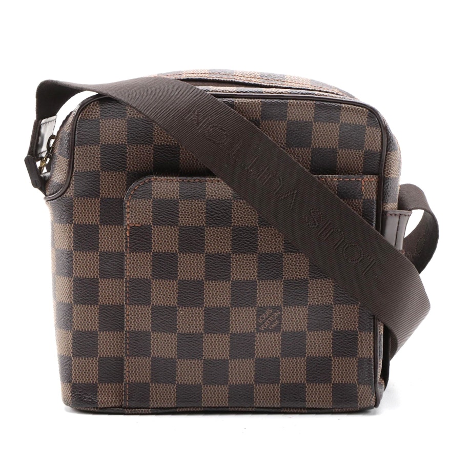 Louis Vuitton Olav PM Messenger Bag in Damier Ebene Canvas