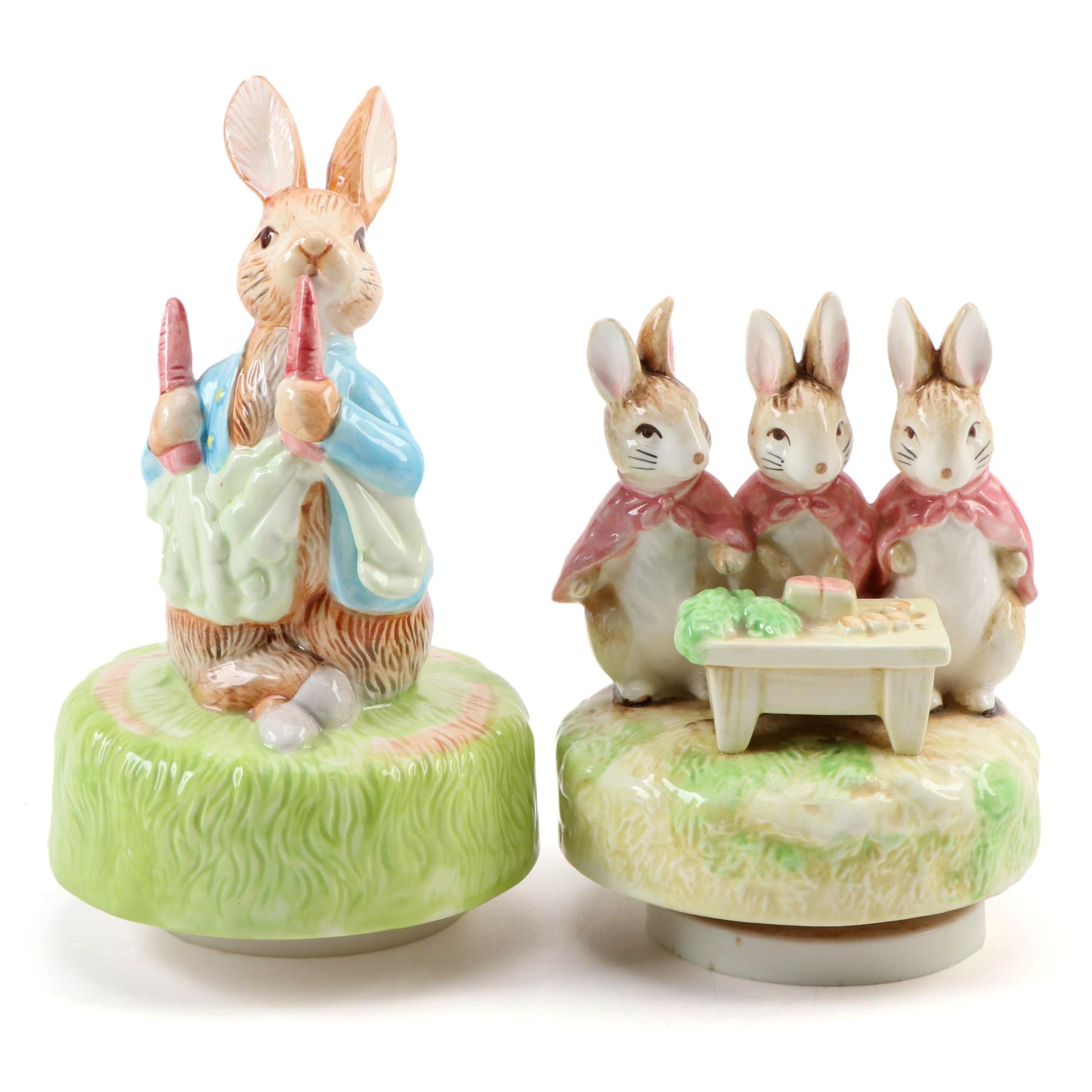 Schmid Beatrix Potter "The Tale of Peter Rabbit" Musical Figurines
