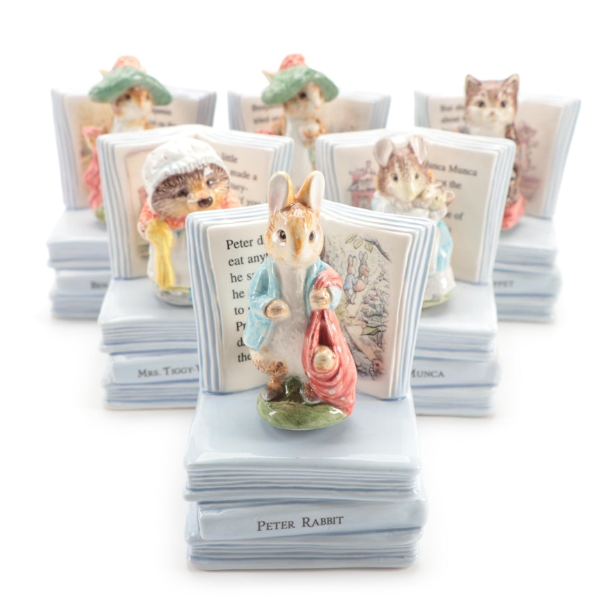 Enesco "Benjamin Bunny" and Other Beatrix Potter Musical Figurines