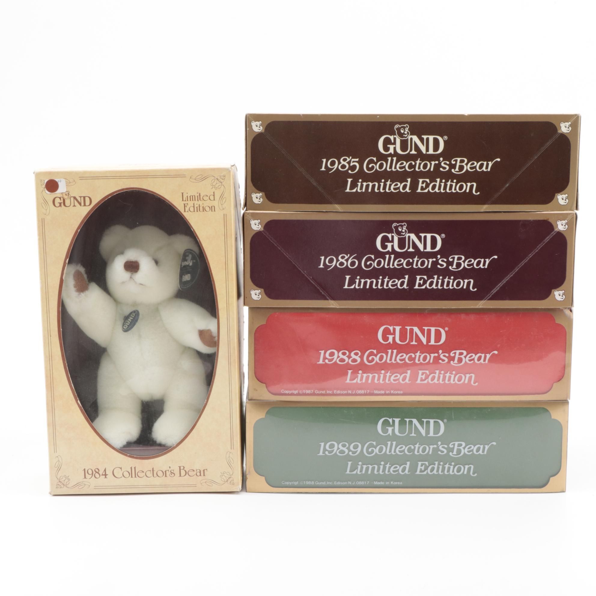 GUND Limited Edition Collector's Bears, 1980s