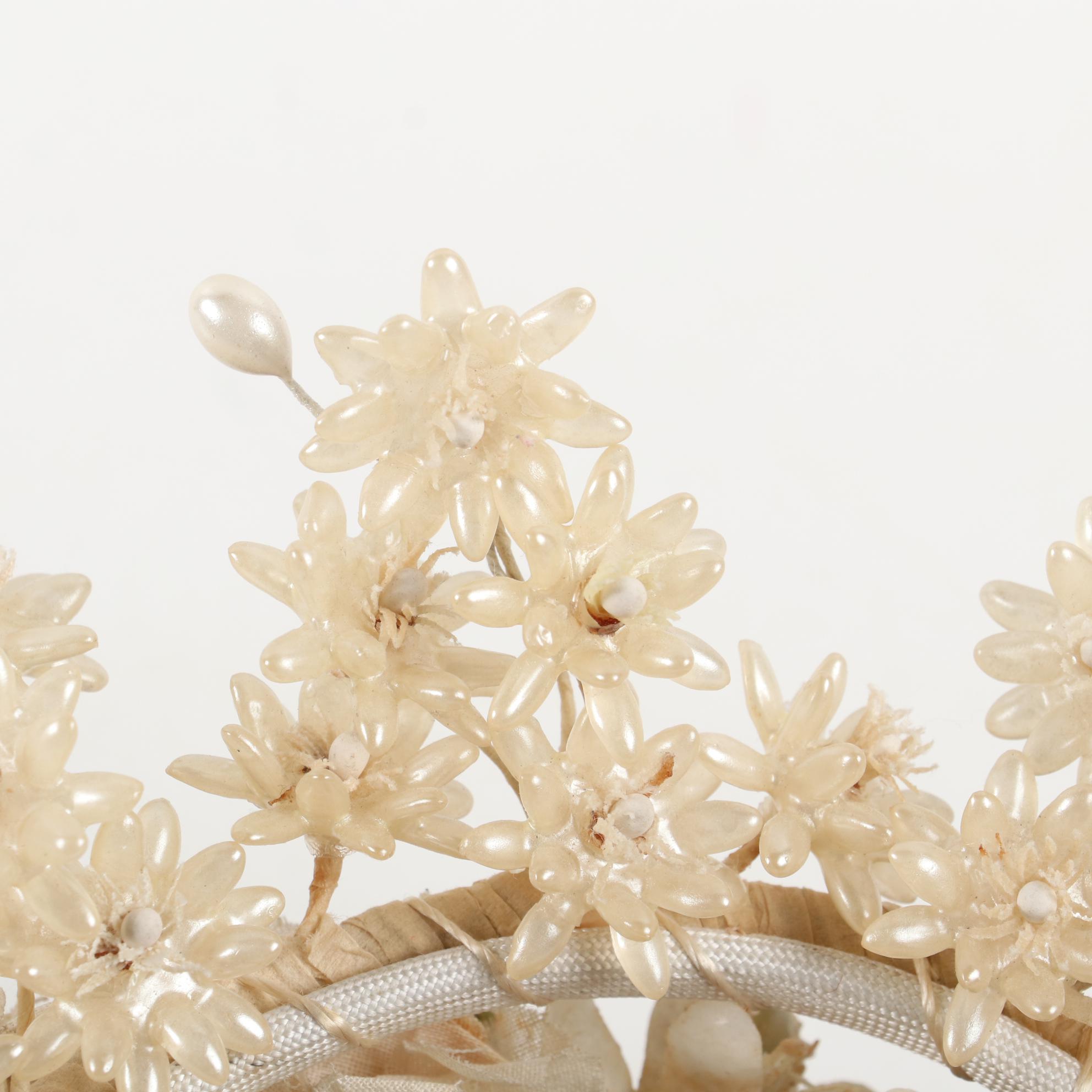 Victorian French Bridal Dome and Art Deco Wedding Cake Topper