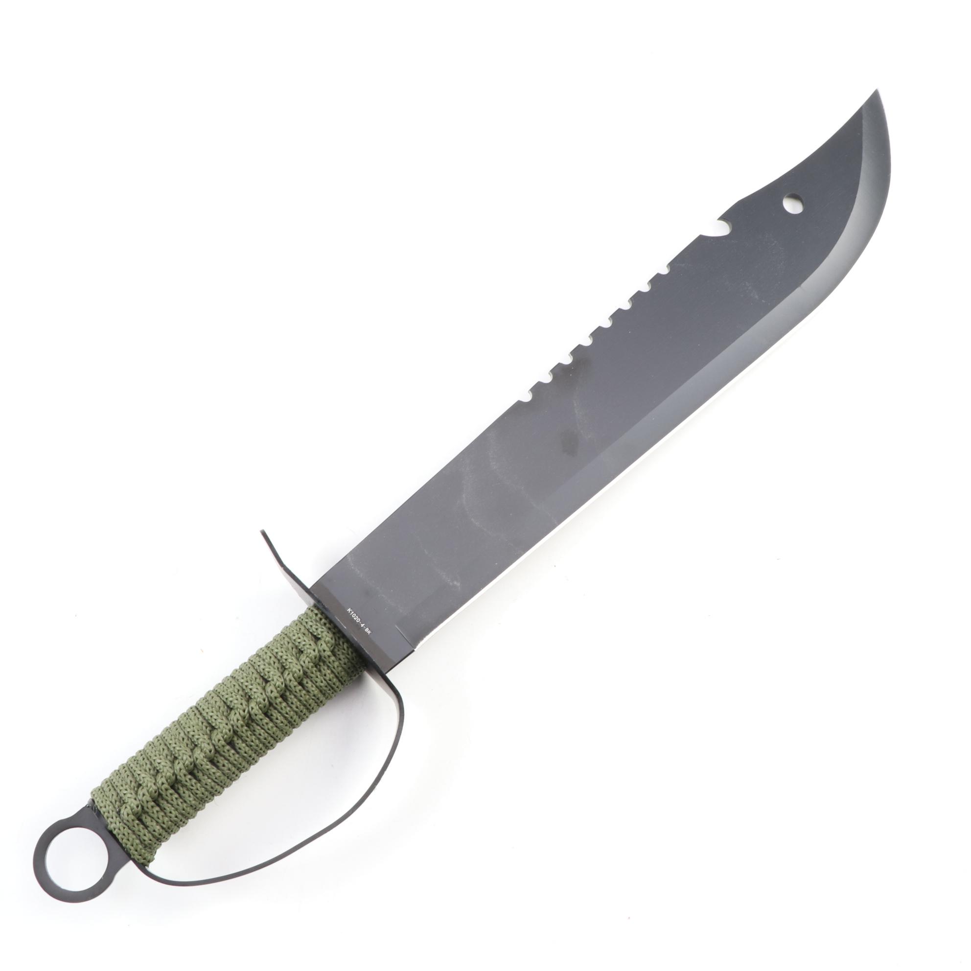 Hero's Edge Machete Knife in Nylon Camo Sheath