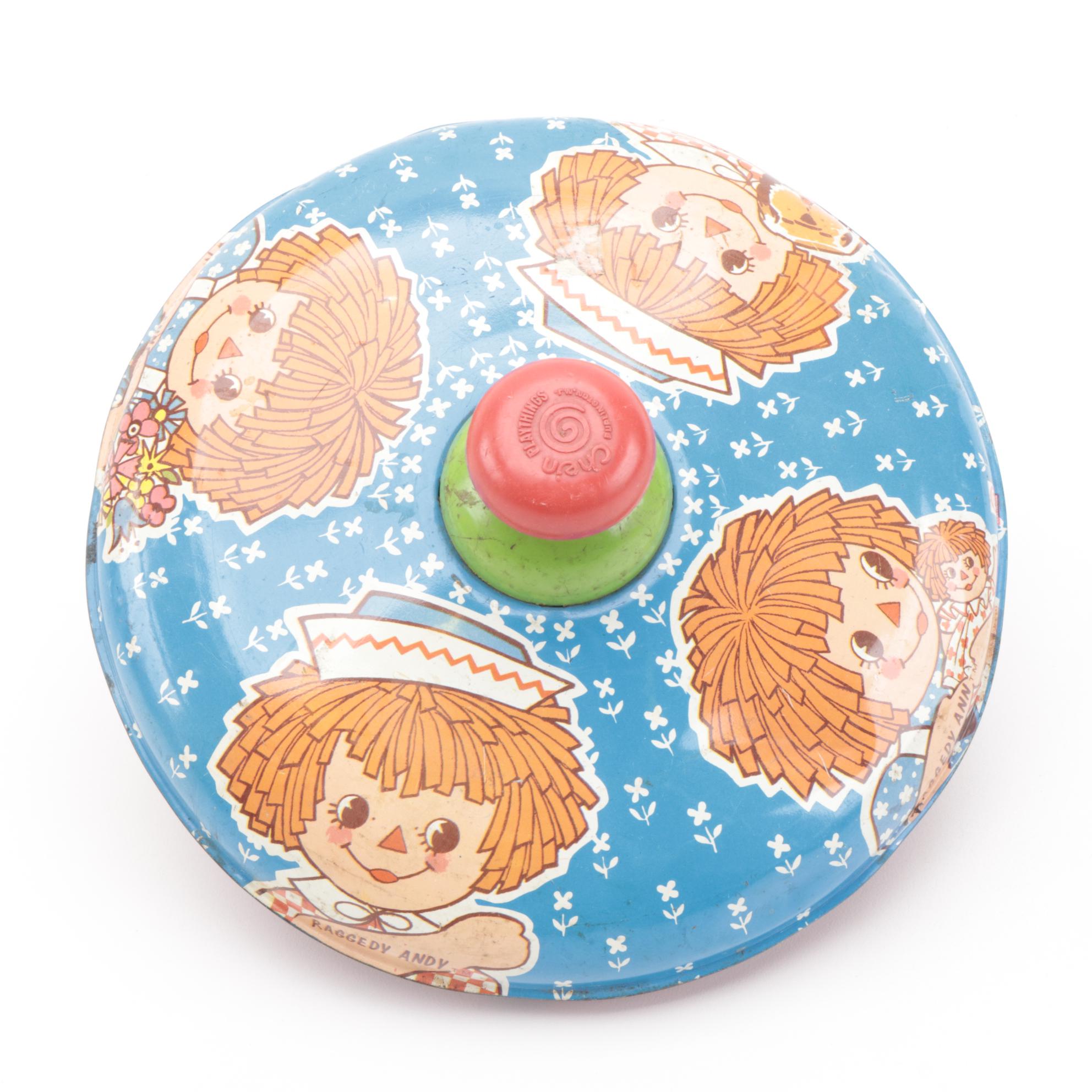 Bobbs Merrill Company, J Chein & Co. and Other Spinning Tin Tops