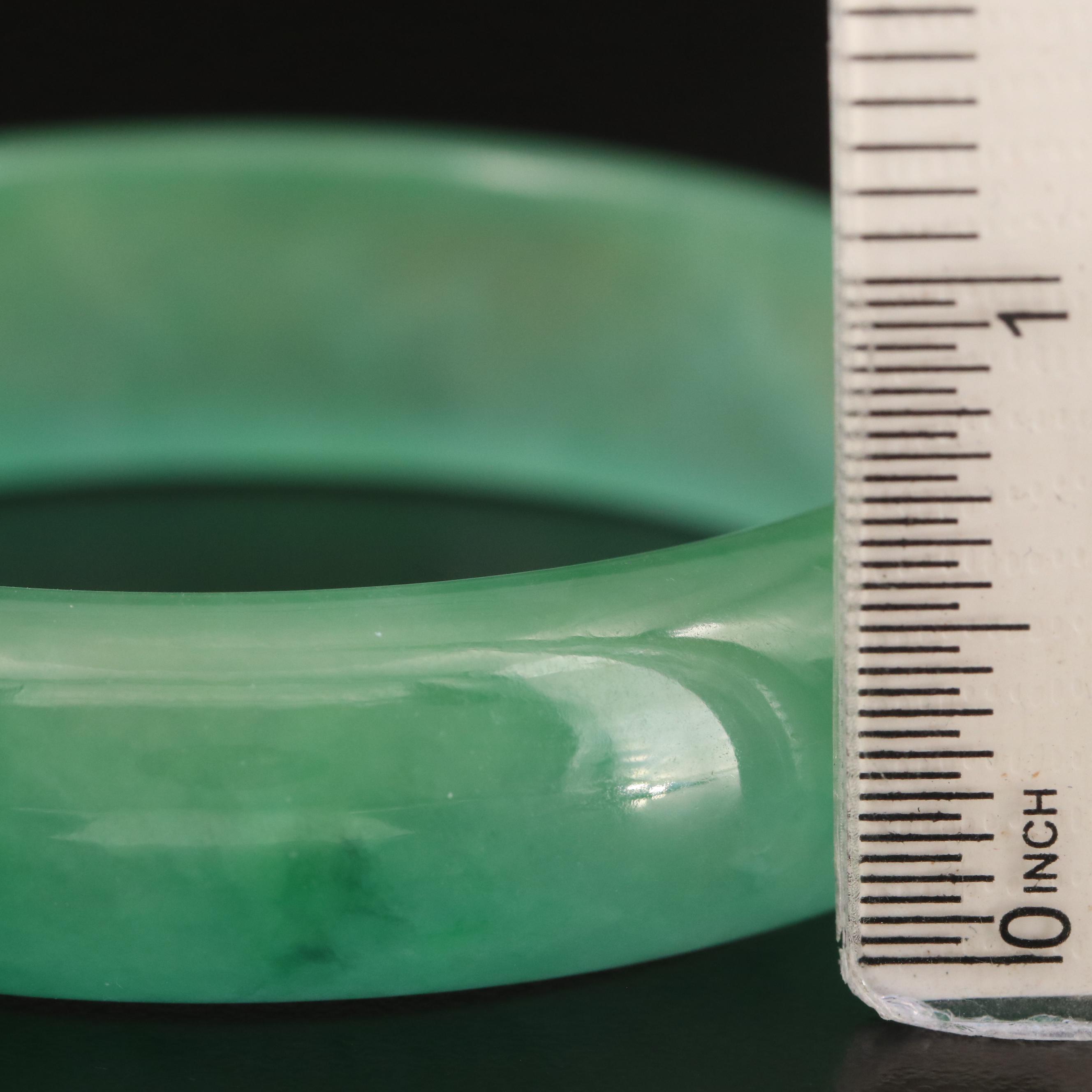 Jadeite Hololith Bangle