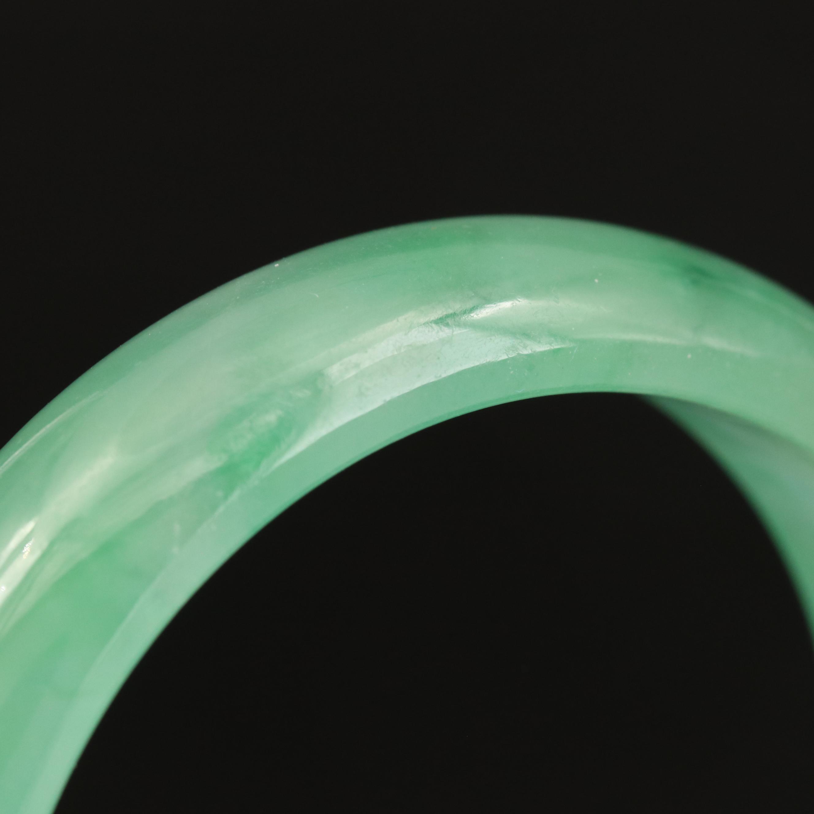 Jadeite Hololith Bangle