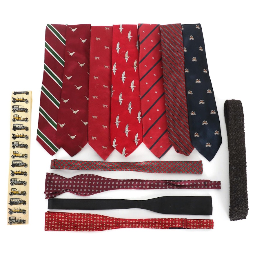 Burberry, Brooks Brothers, Orvis, and Other Neckties and Bow Ties