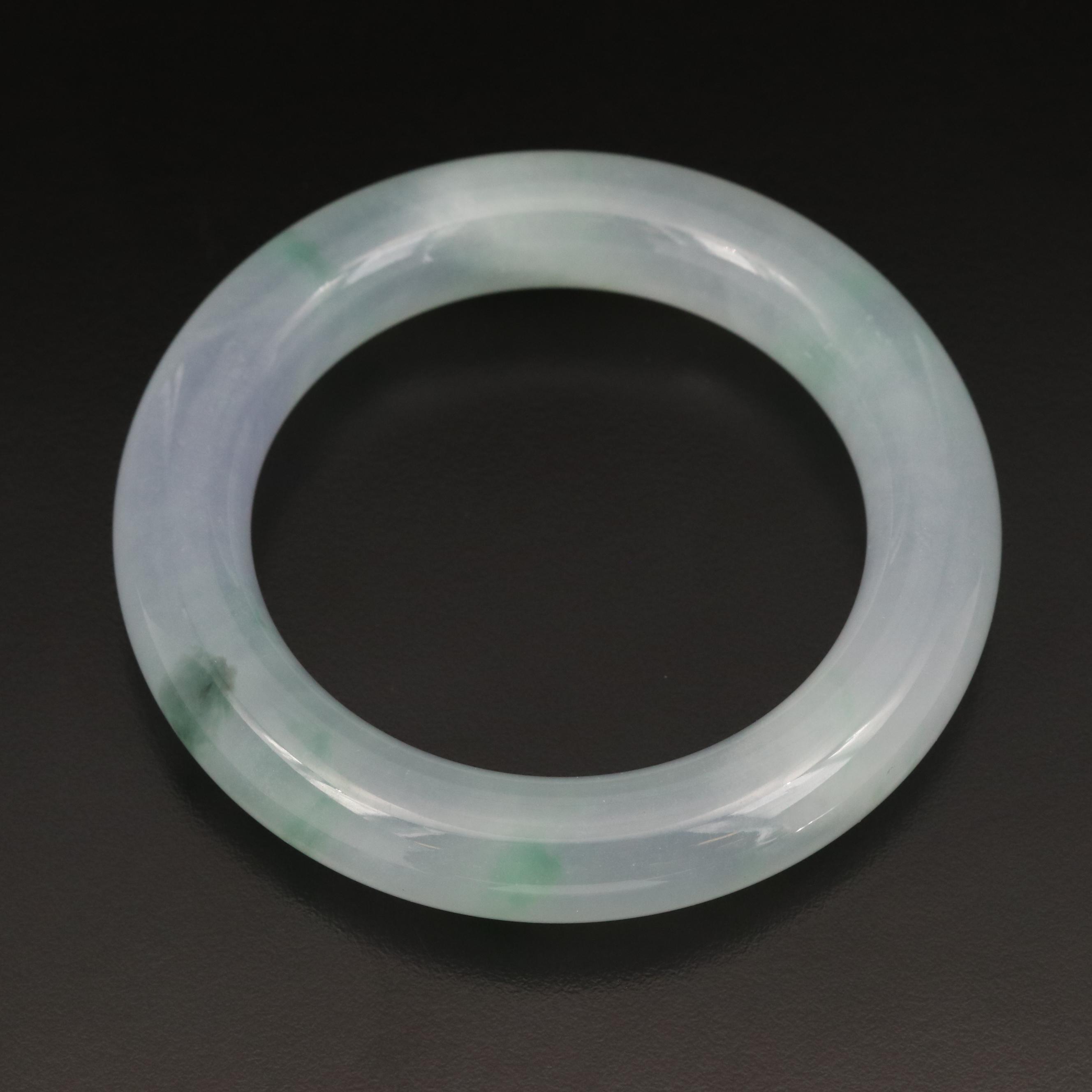 Jadeite Hololith Bangle