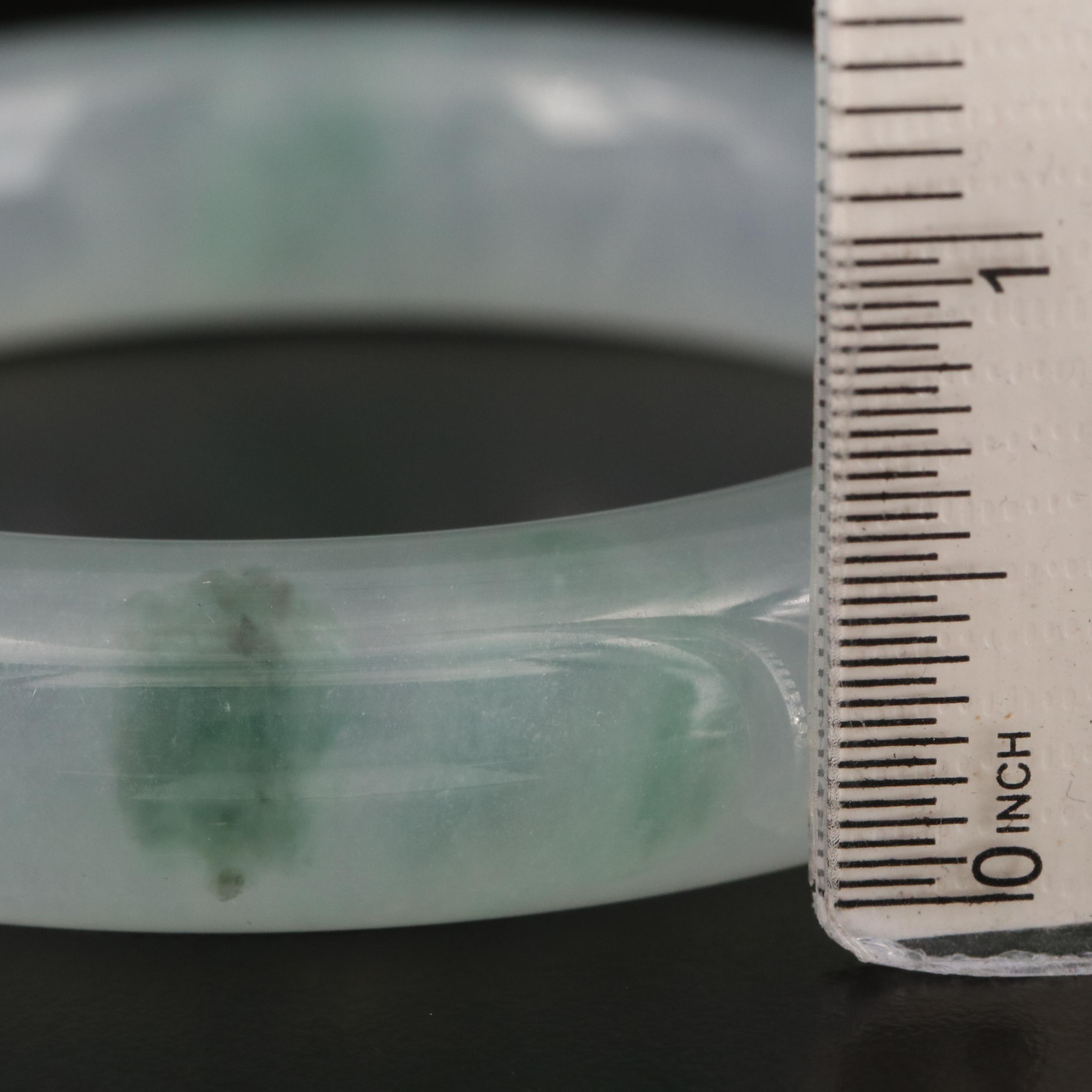 Jadeite Hololith Bangle