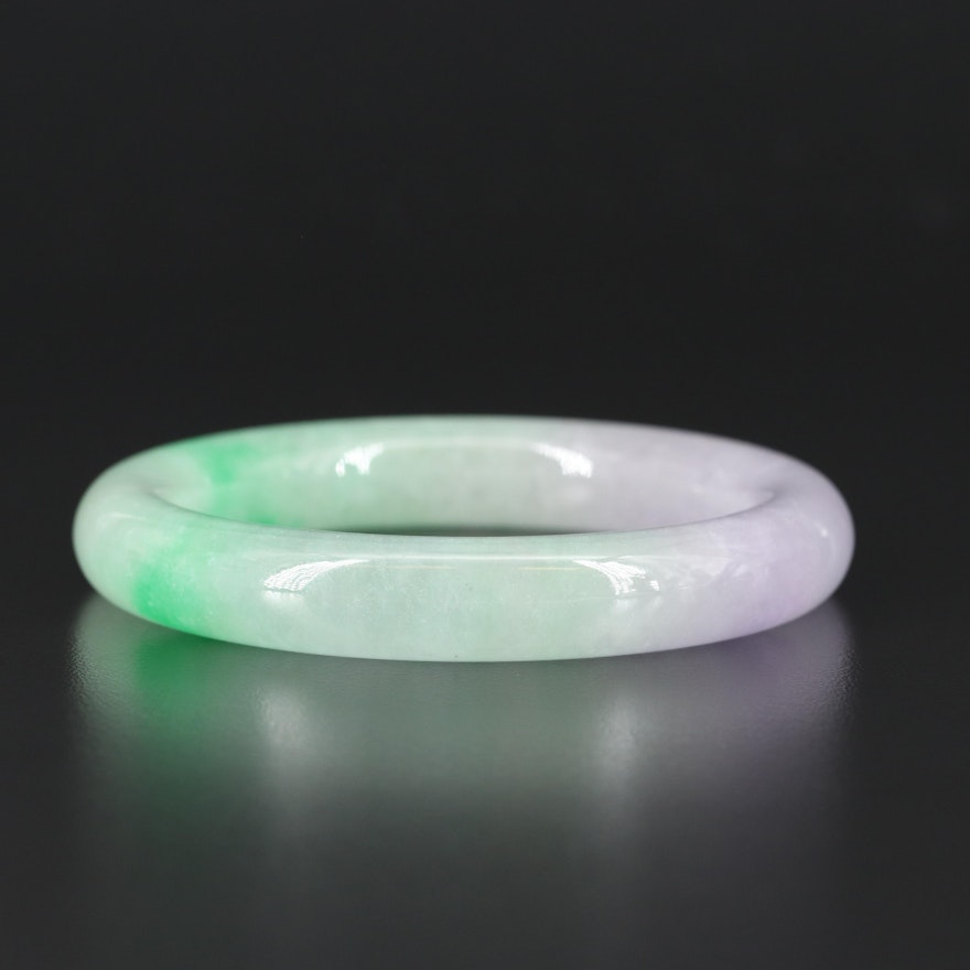 Jadeite Hololith Bangle