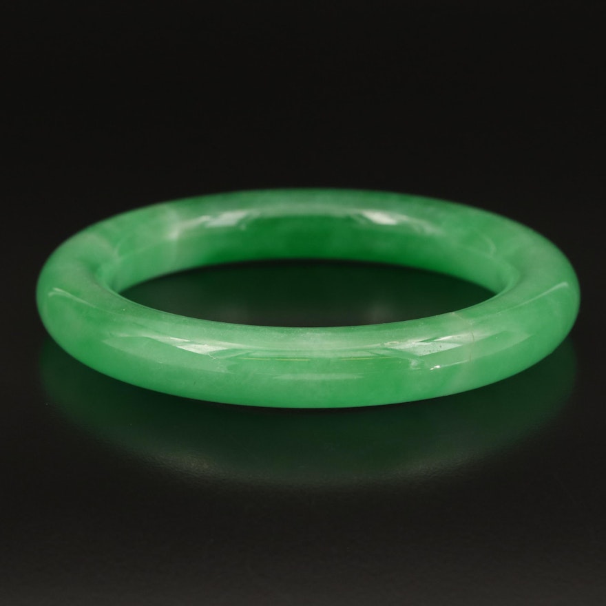 Jadeite Hololith Bangle