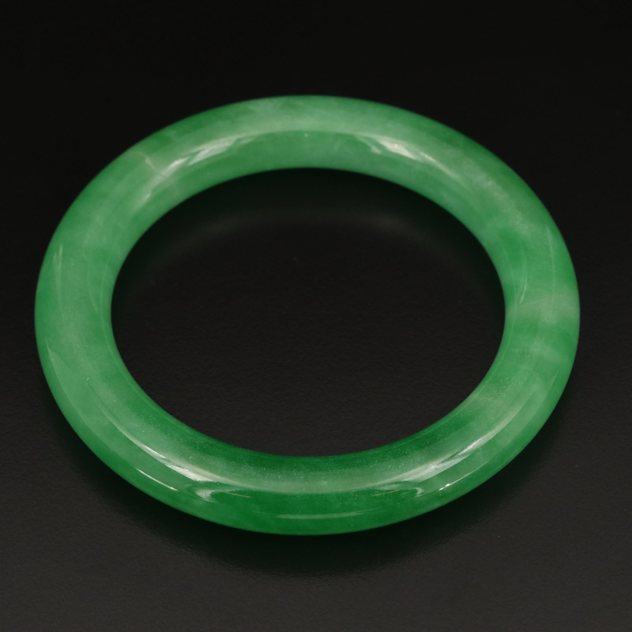 Jadeite Hololith Bangle