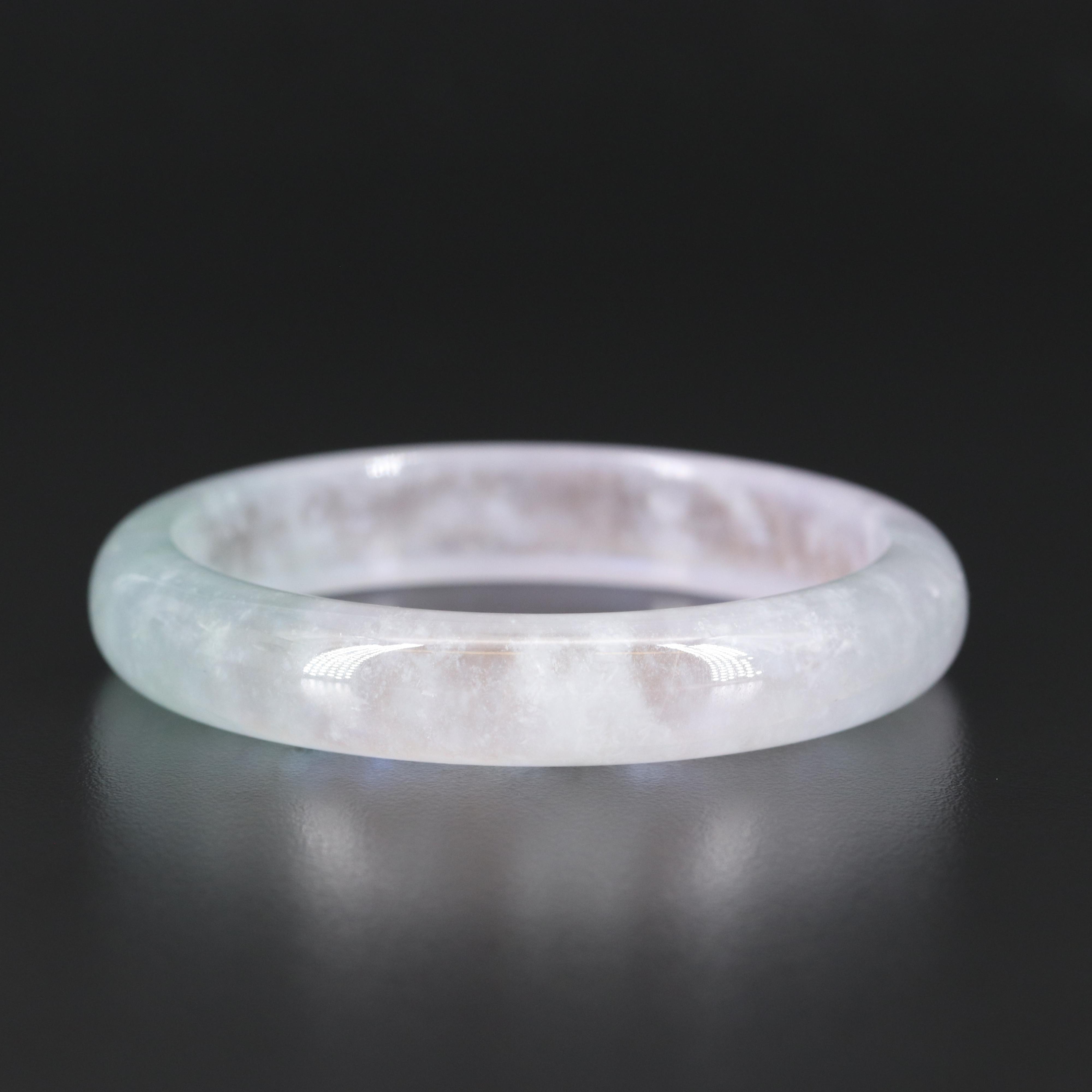 Jadeite Hololith Bangle