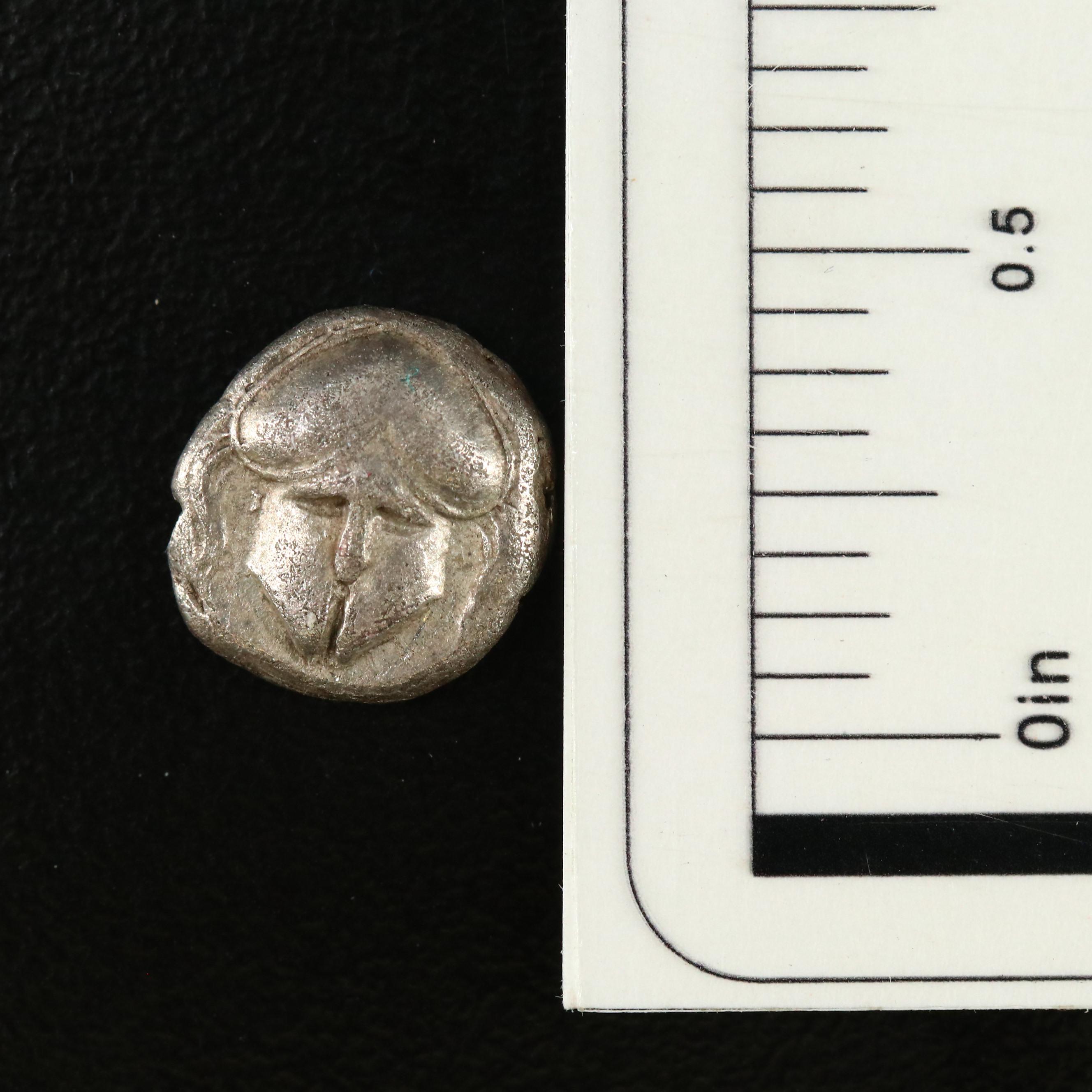 Ancient Thrace, Mesembria AR Diobol Coin, ca. 450 BC