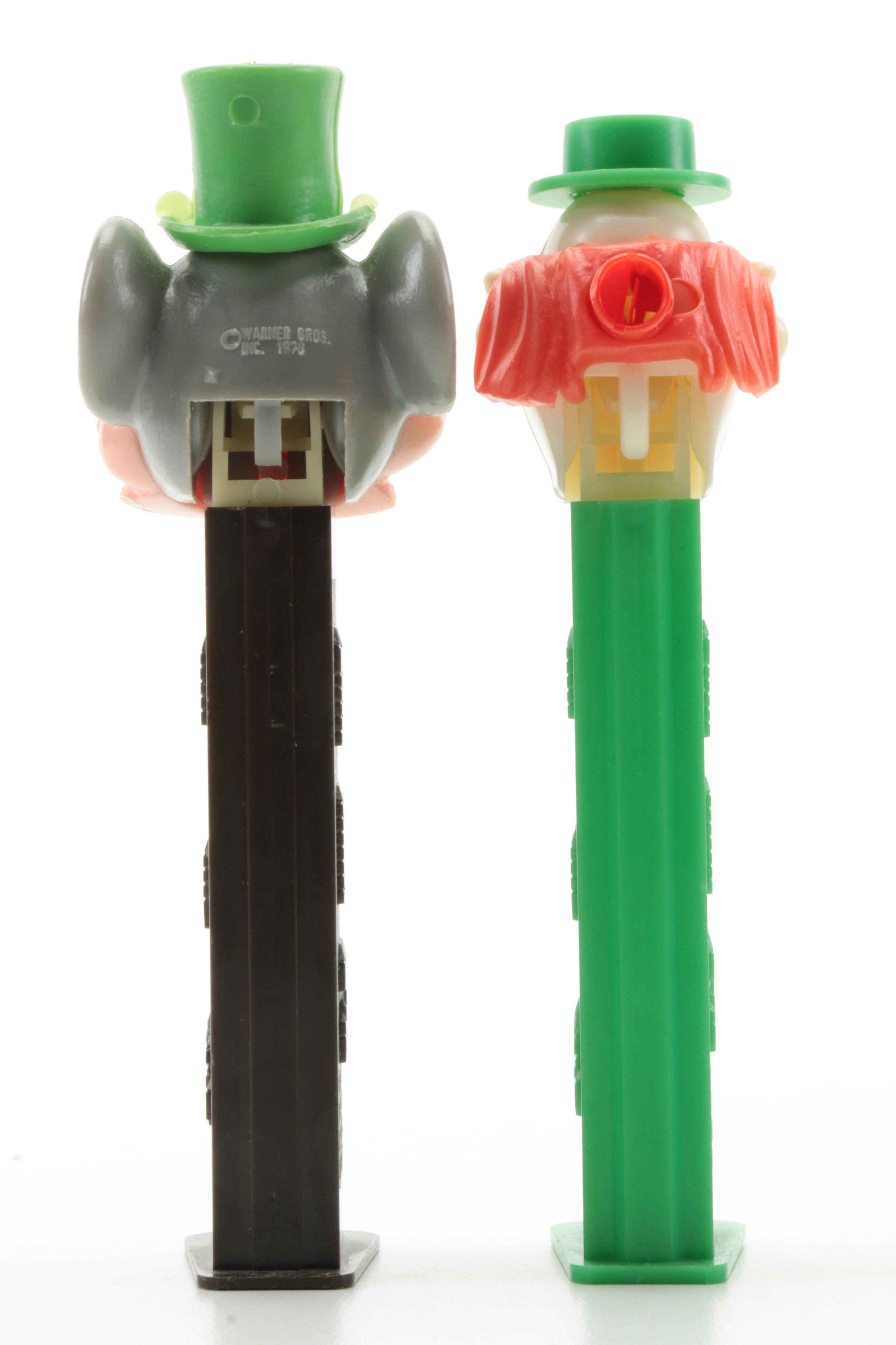 PEZ "Merlin the Mouse", "Smiley Face" and Clown Candy Dispensers