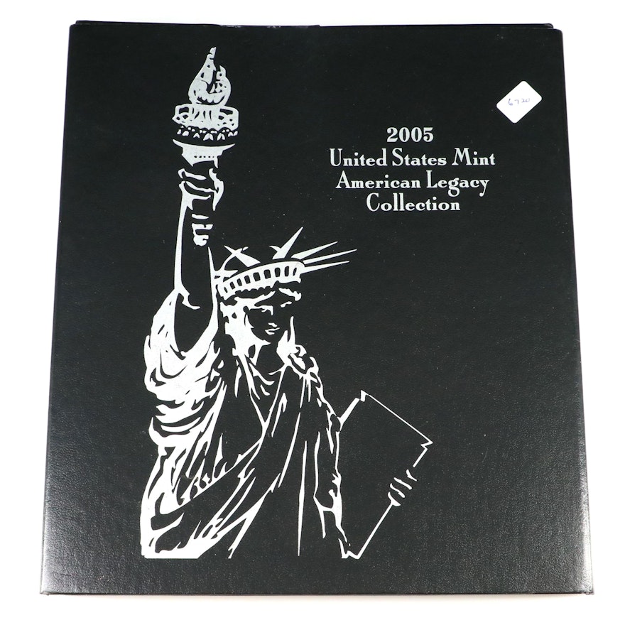 2005 United States Mint "American Legacy Collection" Proof Coin Set