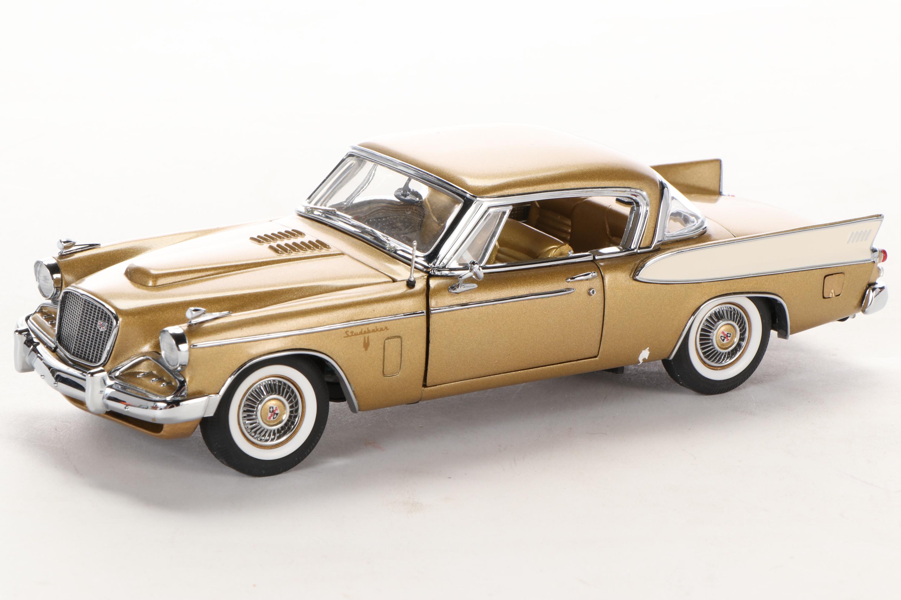 1937 Studebaker Pickup Model Car, 1953 Studebaker Commander Starliner, and More