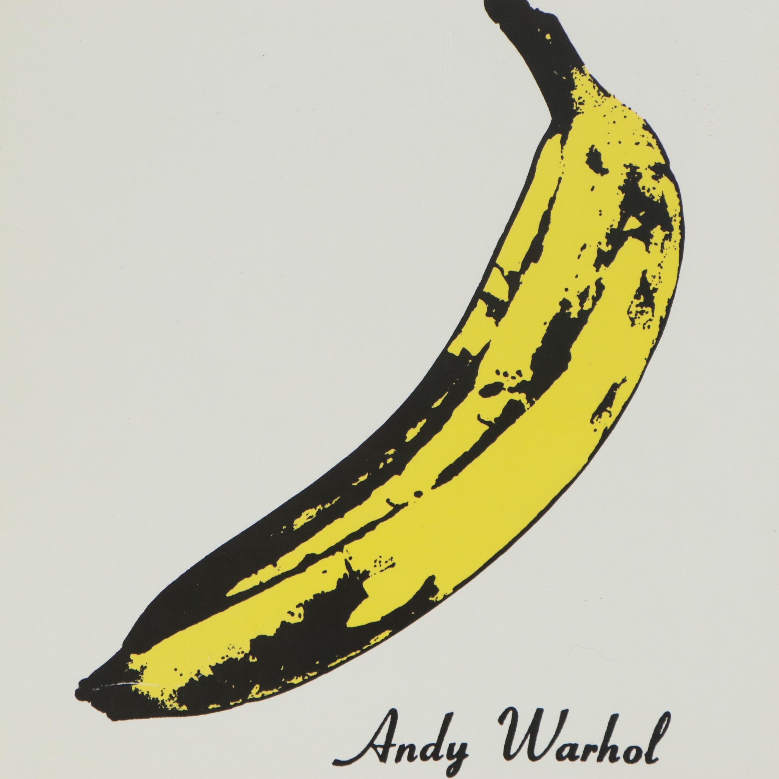 Offset Lithograph after Andy Warhol "The Velvet Underground & Nico"
