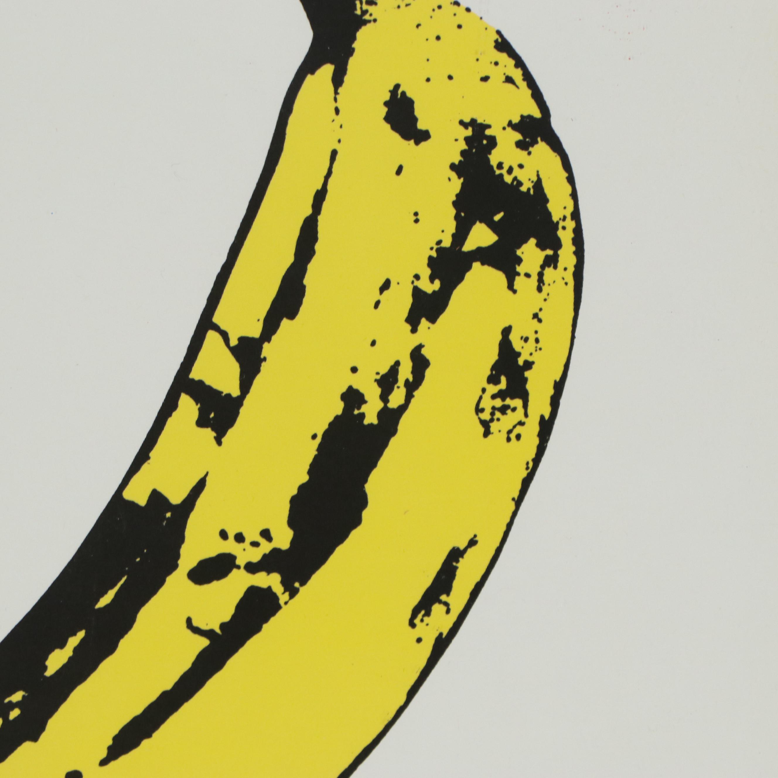 Offset Lithograph after Andy Warhol "The Velvet Underground & Nico"