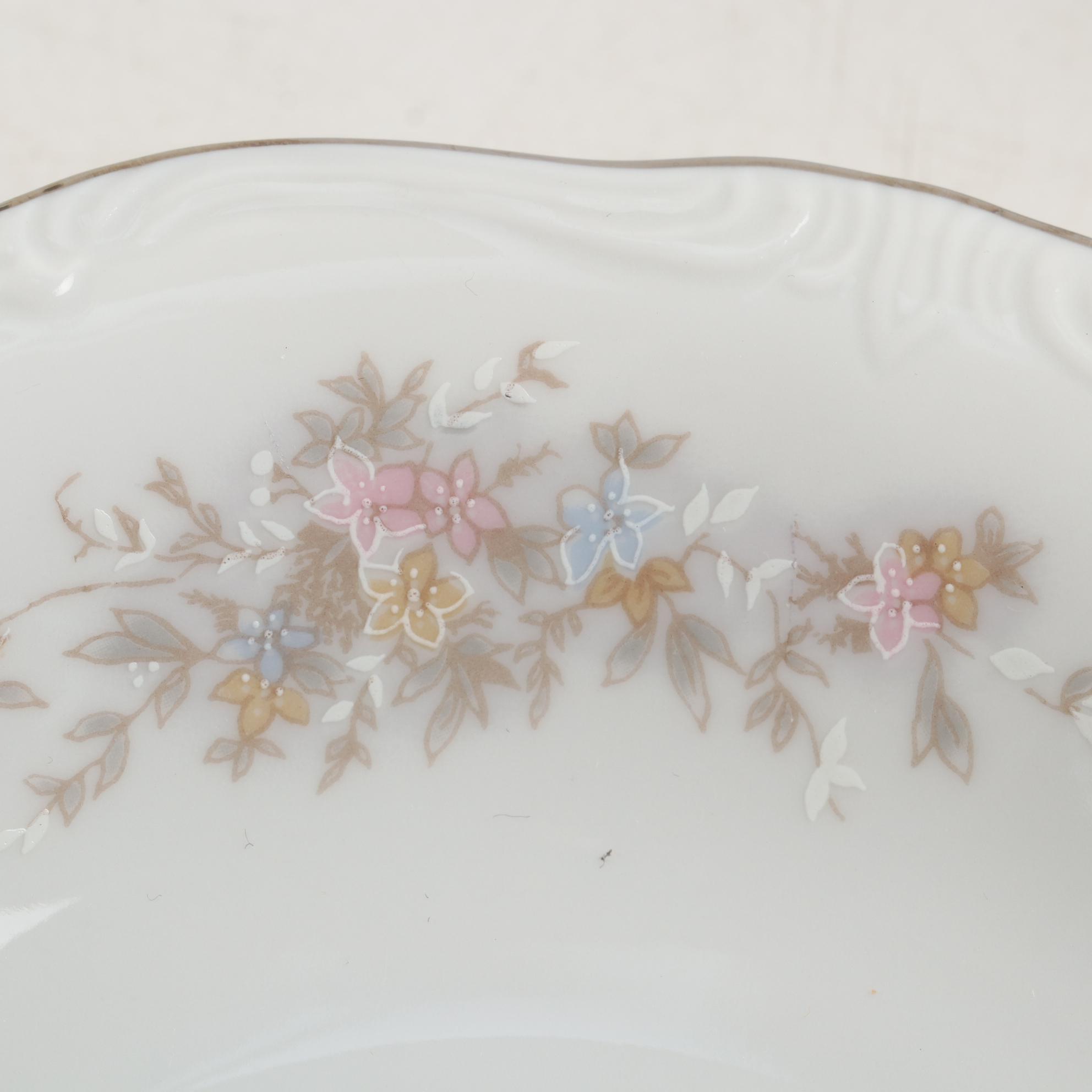Johann Haviland Floral Porcelain Dinnerware, Mid to Late 20th Century
