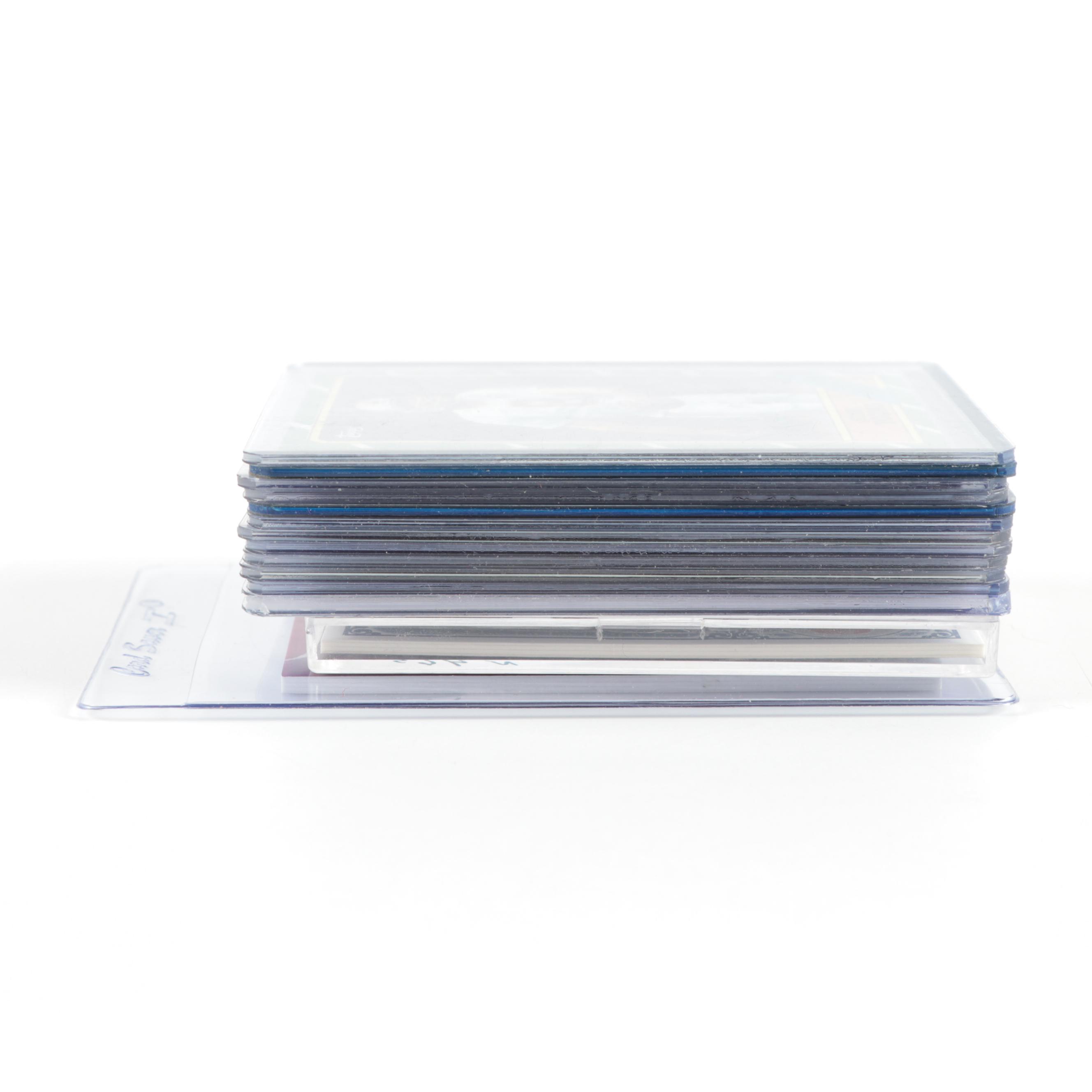 Certified Autograph Sports Cards, Steve Young Rookie, and Elliott Relic