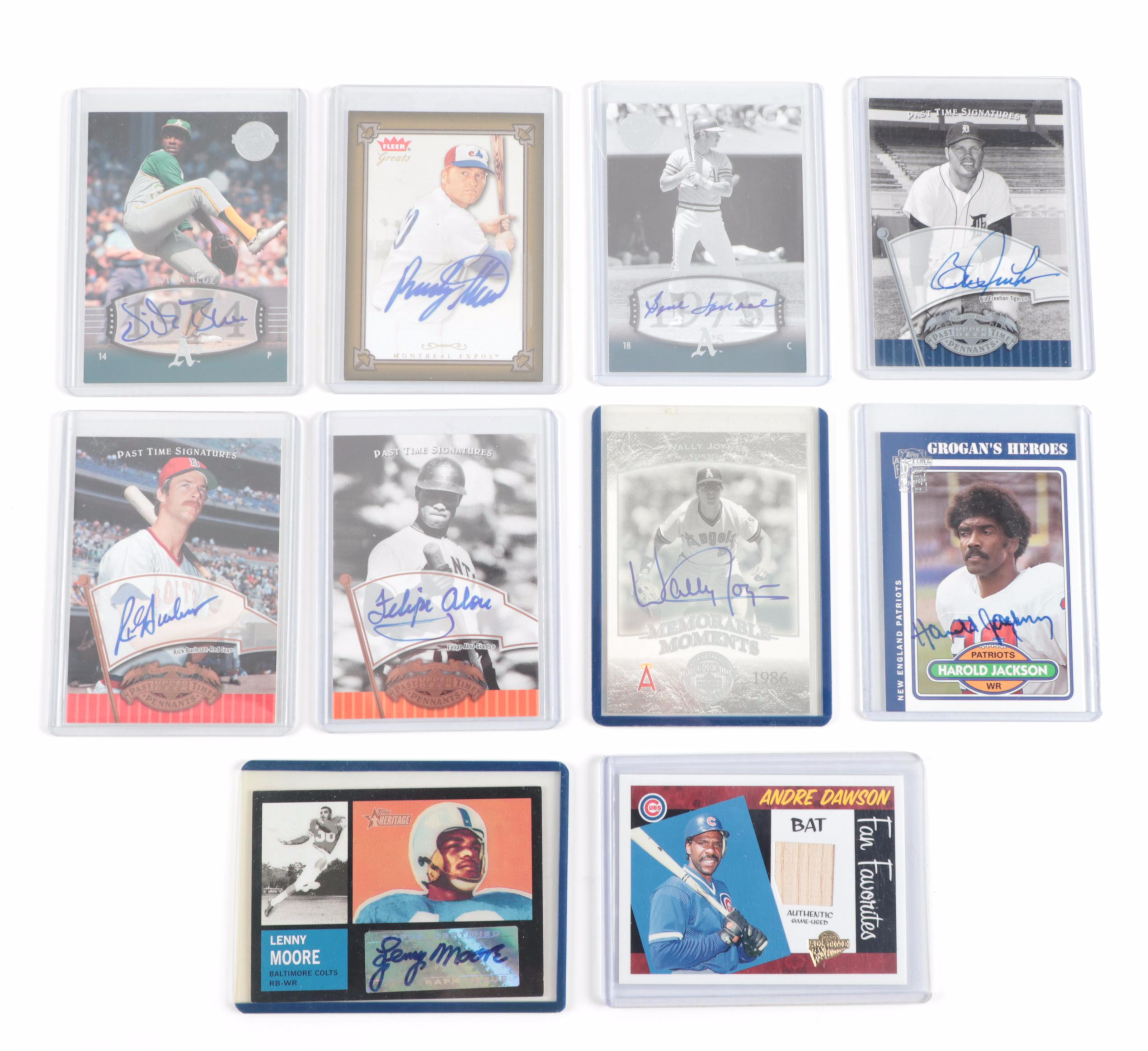 Certified Autograph Sports Cards, Steve Young Rookie, and Elliott Relic